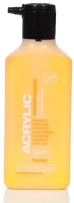 Acrylic Paint Refill 180ml - Shock Yellow S1010 - Image 2