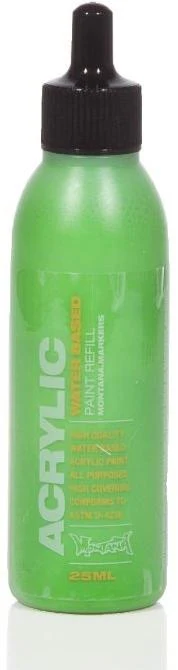 Acrylic Paint Refill 25ml - Shock Green S6010
