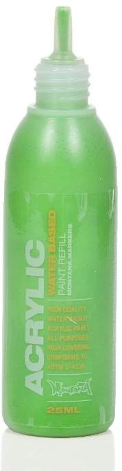 Acrylic Paint Refill 25ml - Shock Green S6010 - Image 3