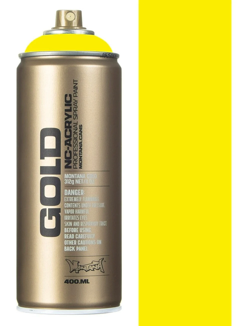 Spray Paint 400ml - Flourescent Flash Yellow F1000