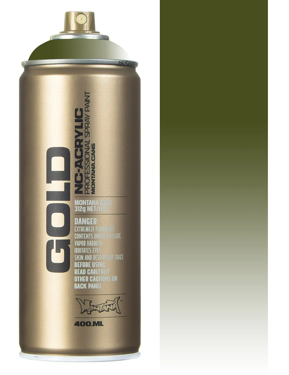 Spray Paint 400ml - Transparent Olive Green T6340
