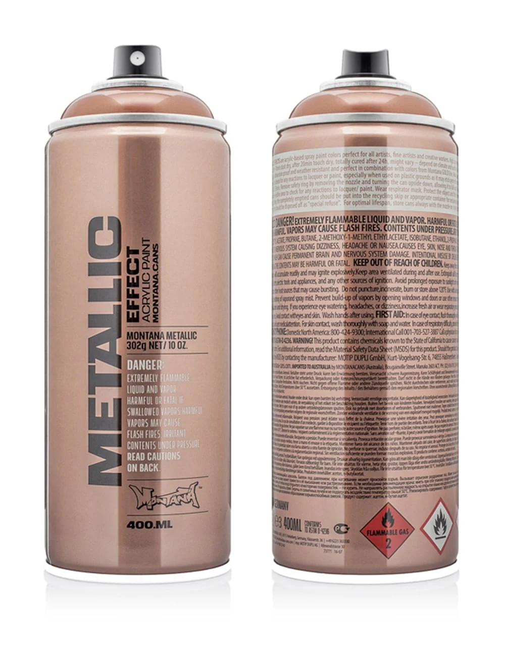Metallic Effect Spray Paint 400ml - Copper EMC2050
