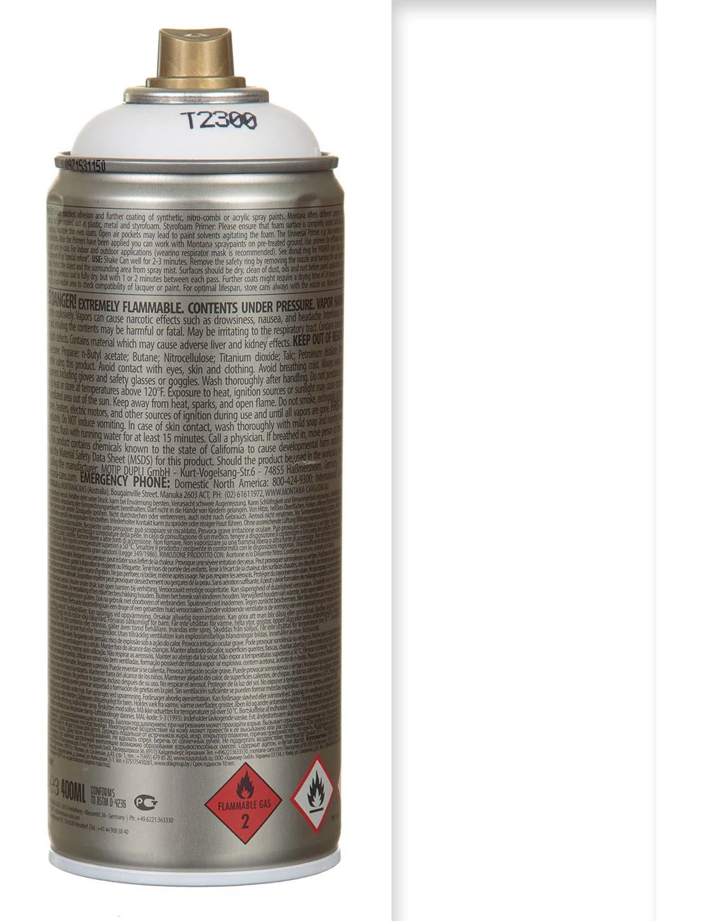 Primer Spray Paint 400ml - Universal Primer T2300 - Image 2