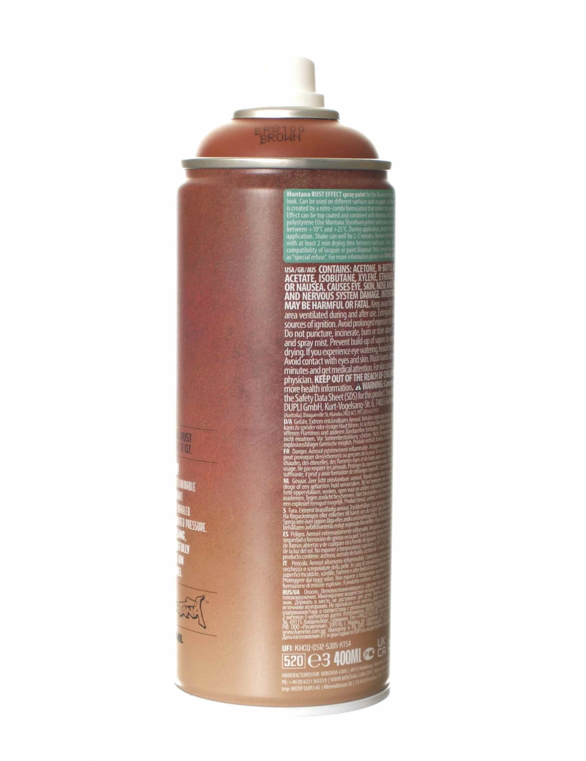 Rust Effect Spray Paint 400ml - Brown ER8100 - Image 5
