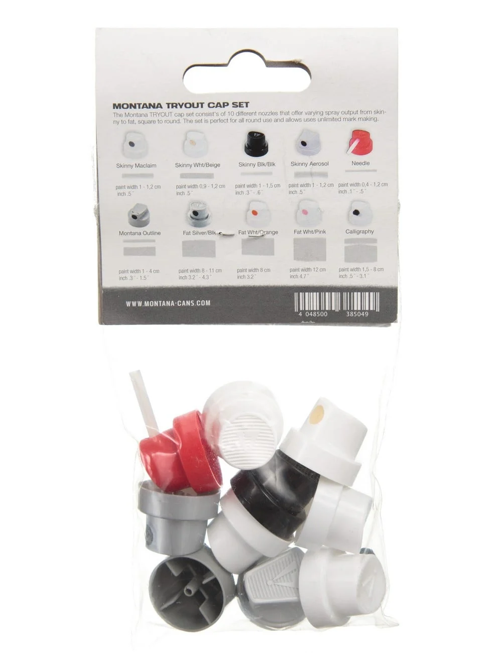 Spray Paint Caps - Tryout Cap Set (10 Pack) - Image 2