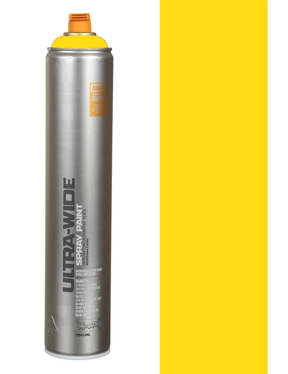 Spray Paint Ultra Wide 750ml - Kicking Yellow