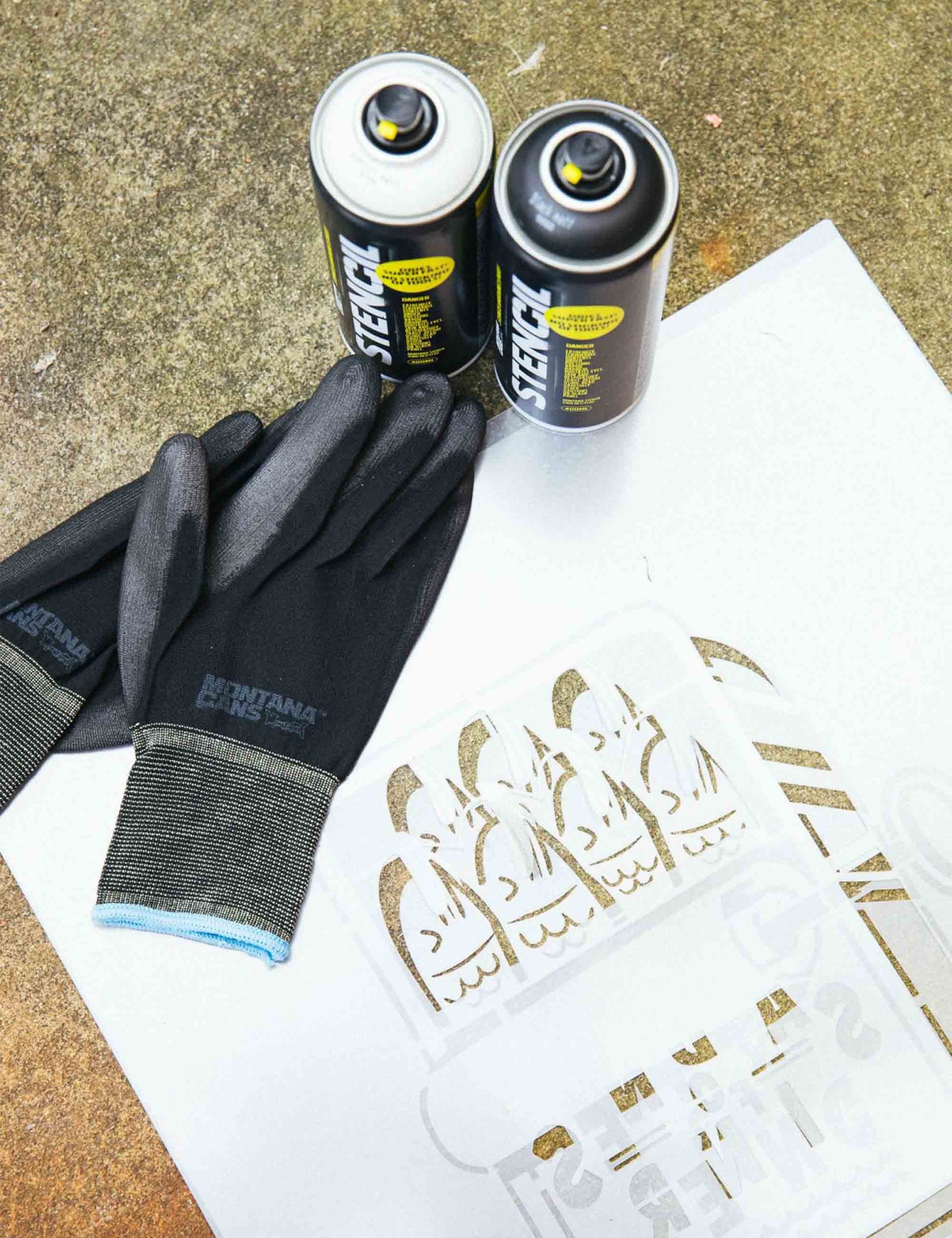 Stencil Marking Spray (400ml) - White - Image 4