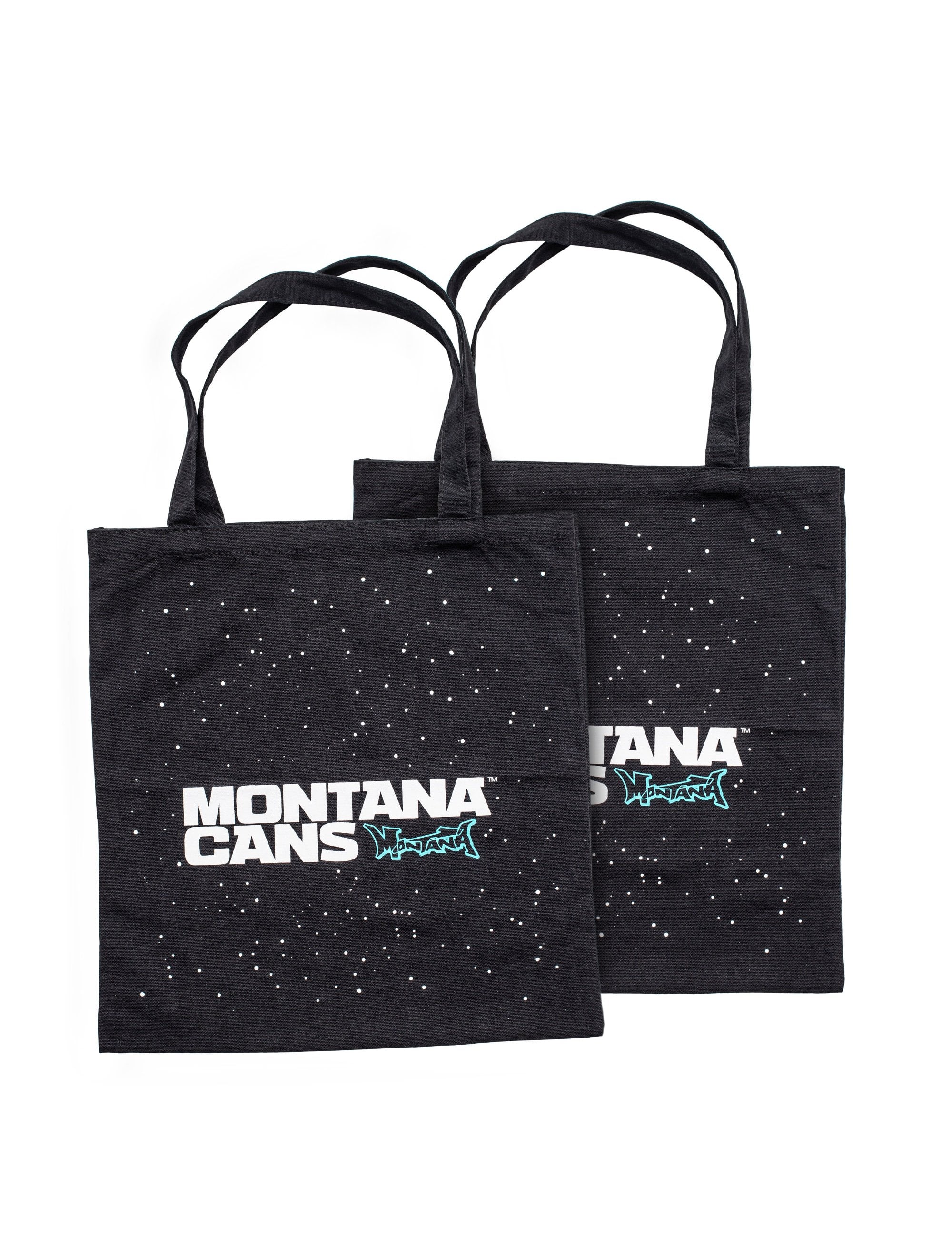 Typo Logo & Stars Tote Bag - Black