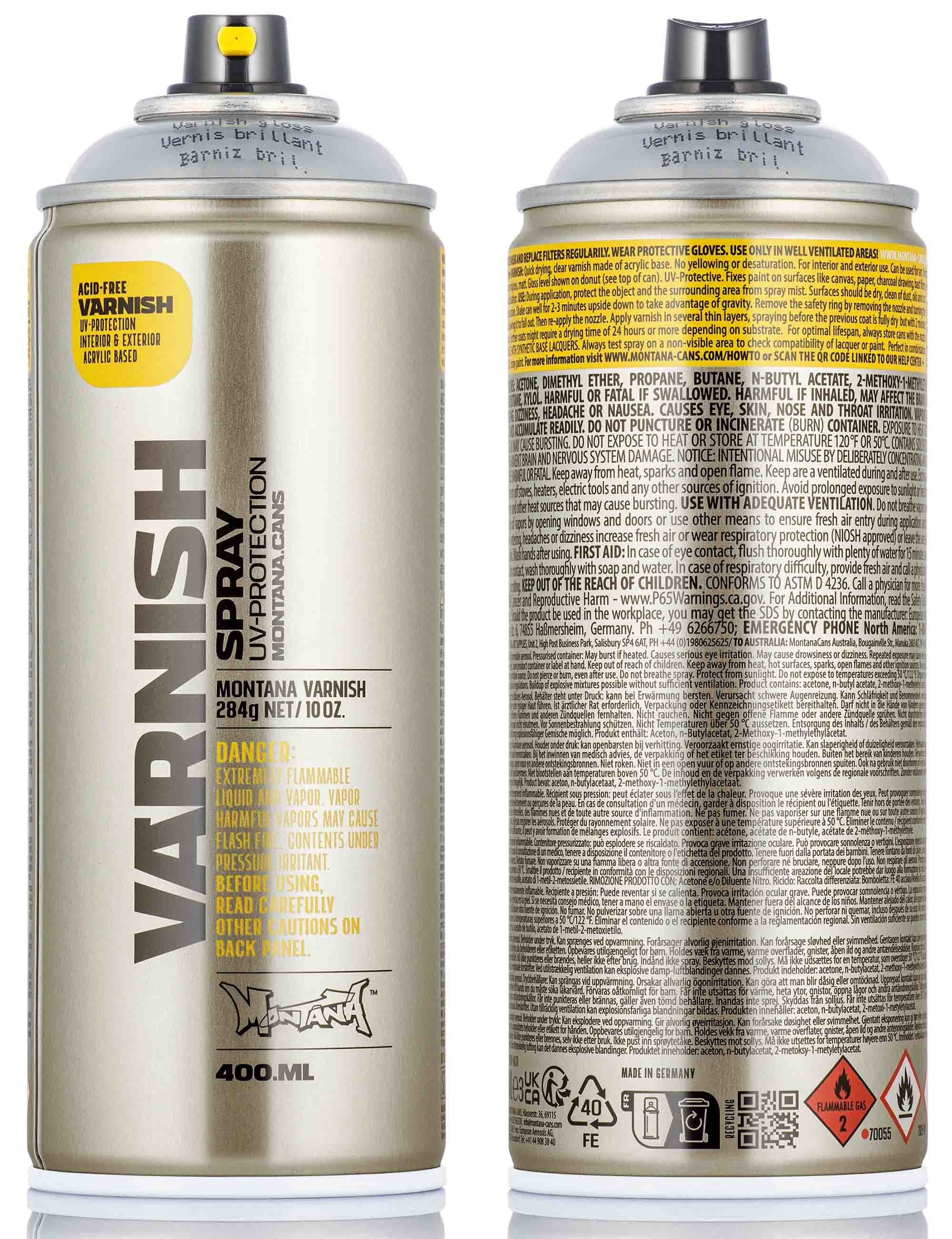 Varnish Spray Can 400ml - Gloss Varnish T1000 - Image 3