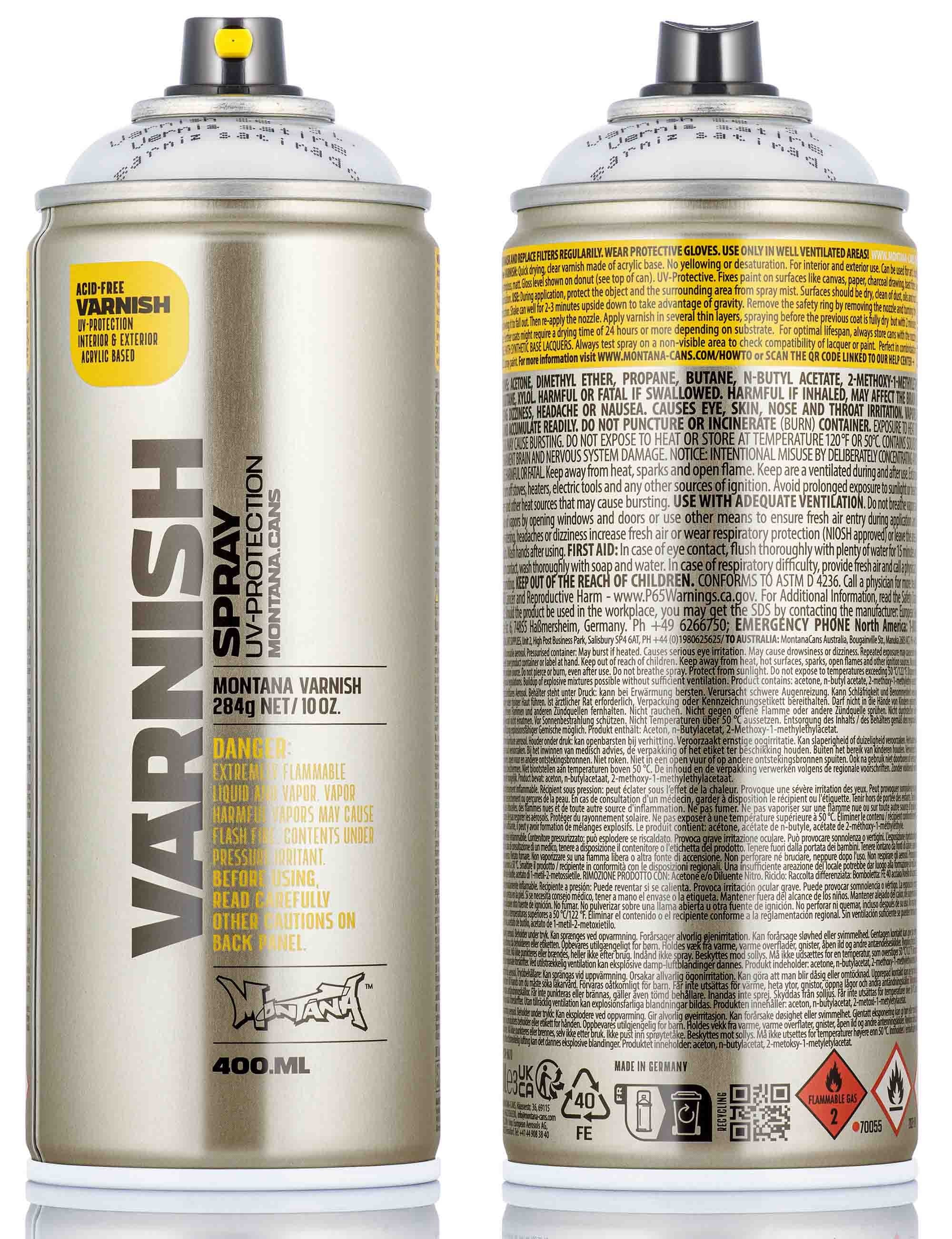 Varnish Spray Can 400ml - Semi Gloss T1005 - Image 3