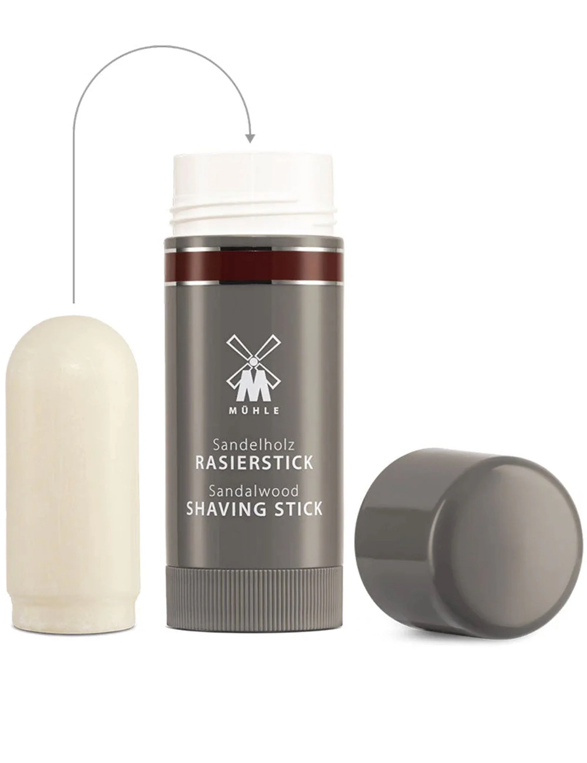 Shaving Stick Refill (37g) - Sandalwood - Image 2