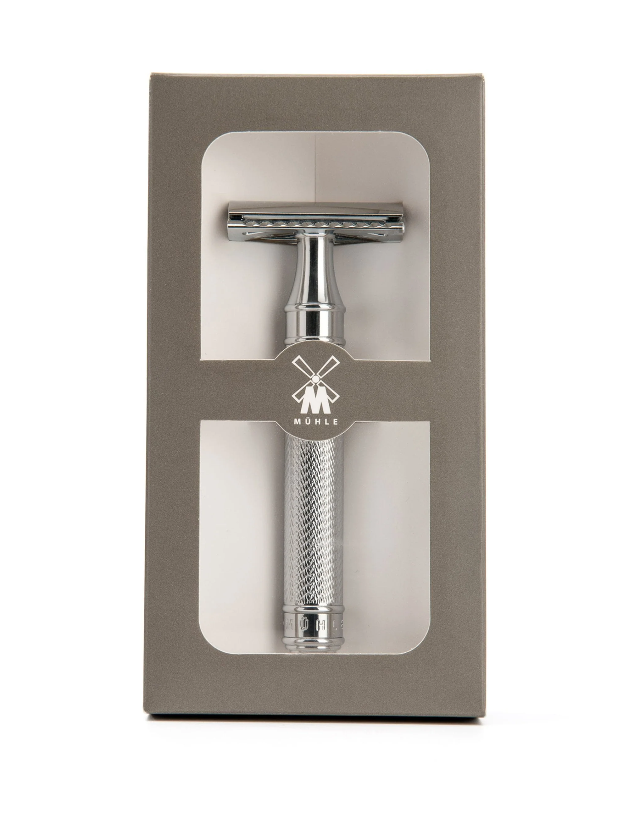 R89 Traditional Safety Razor (Closed Comb) - Chrome - Image 3