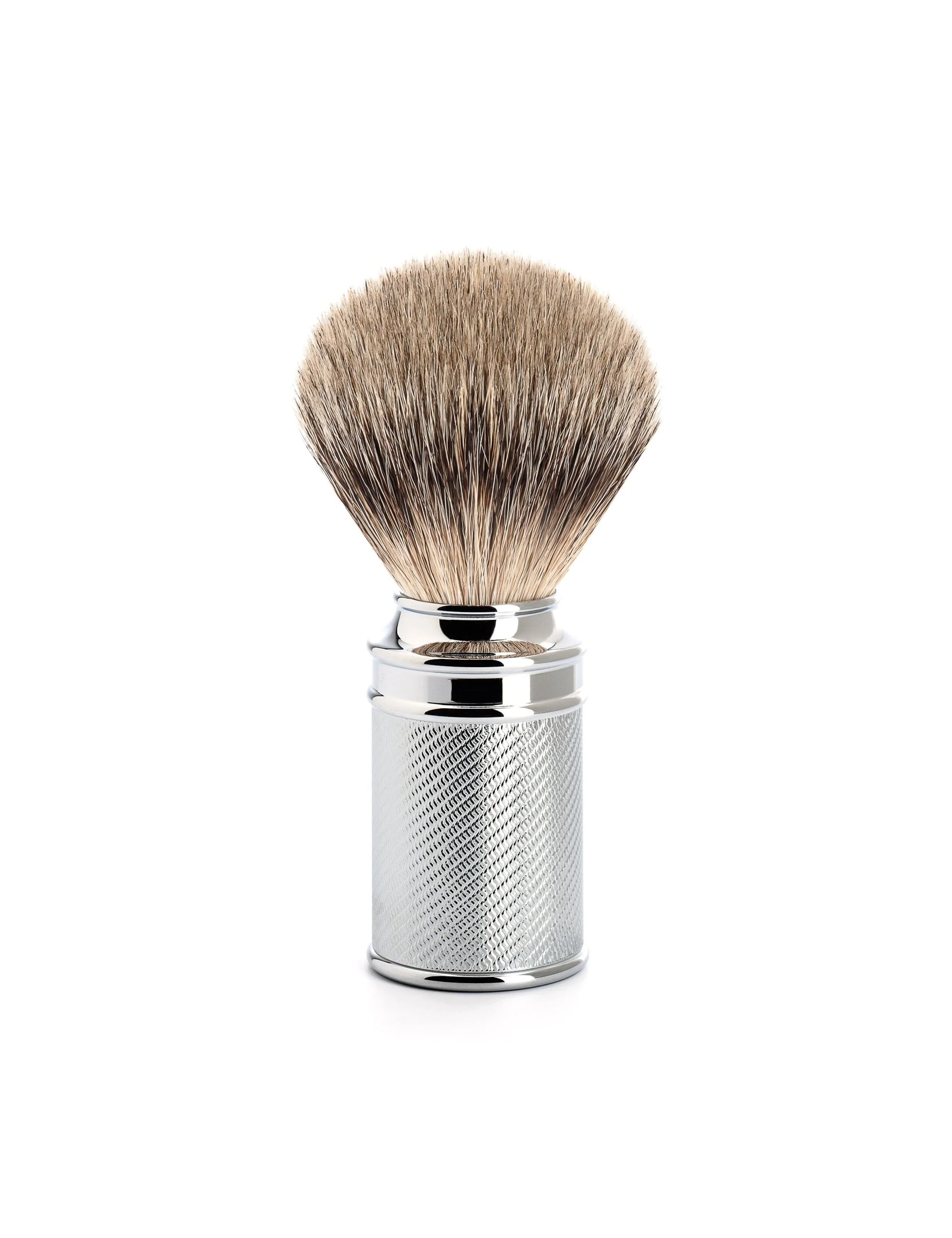 Silvertip Badger Safety Razor 3-Piece Shaving Set (Open Comb) - Chrome - Image 2