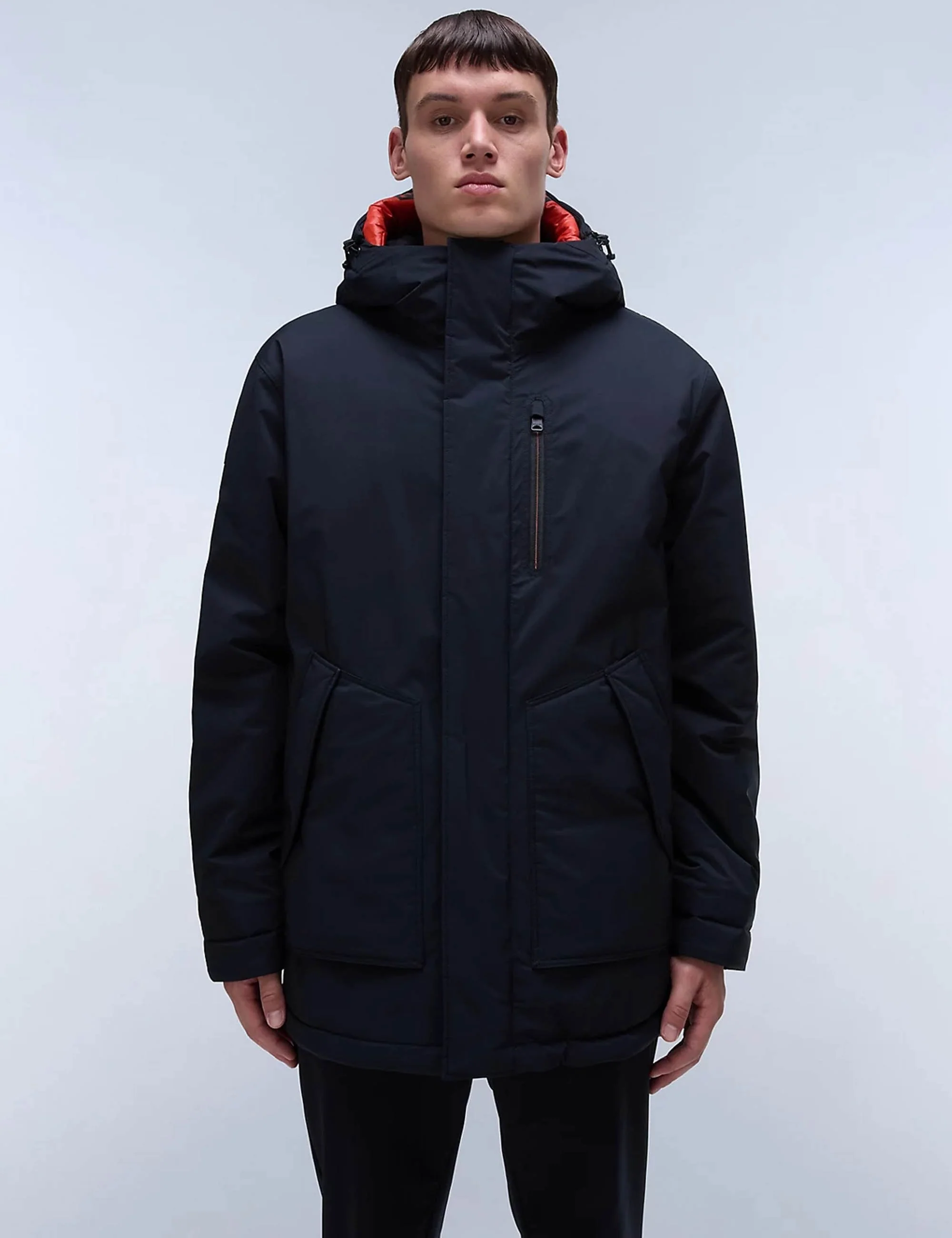 20-22�� Air Parka Long Jacket - Black - Image 2