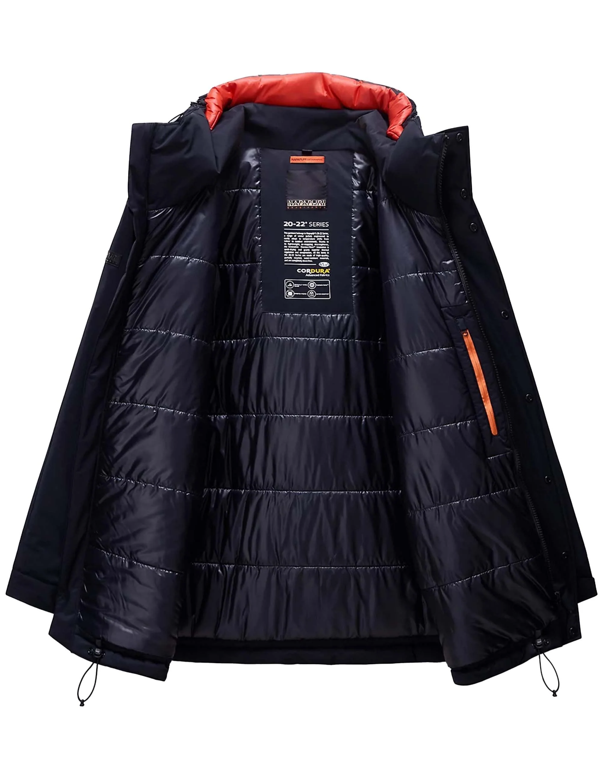 20-22�� Air Parka Long Jacket - Black - Image 5