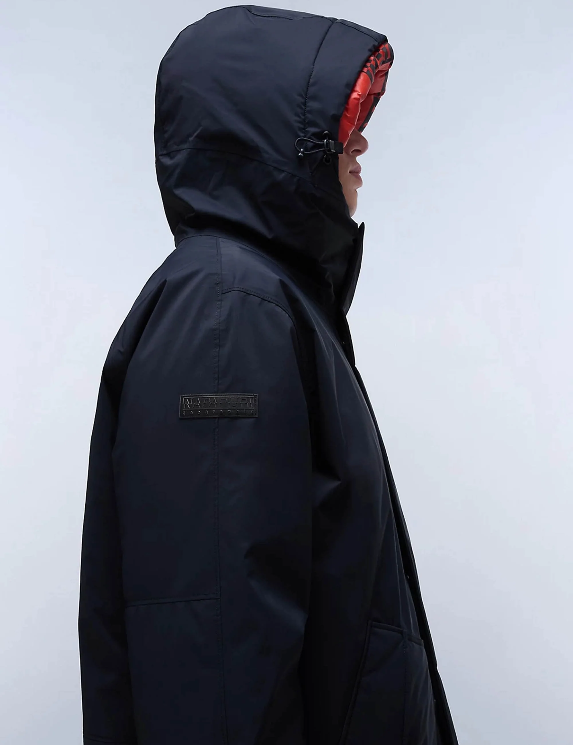 20-22�� Air Parka Long Jacket - Black - Image 6
