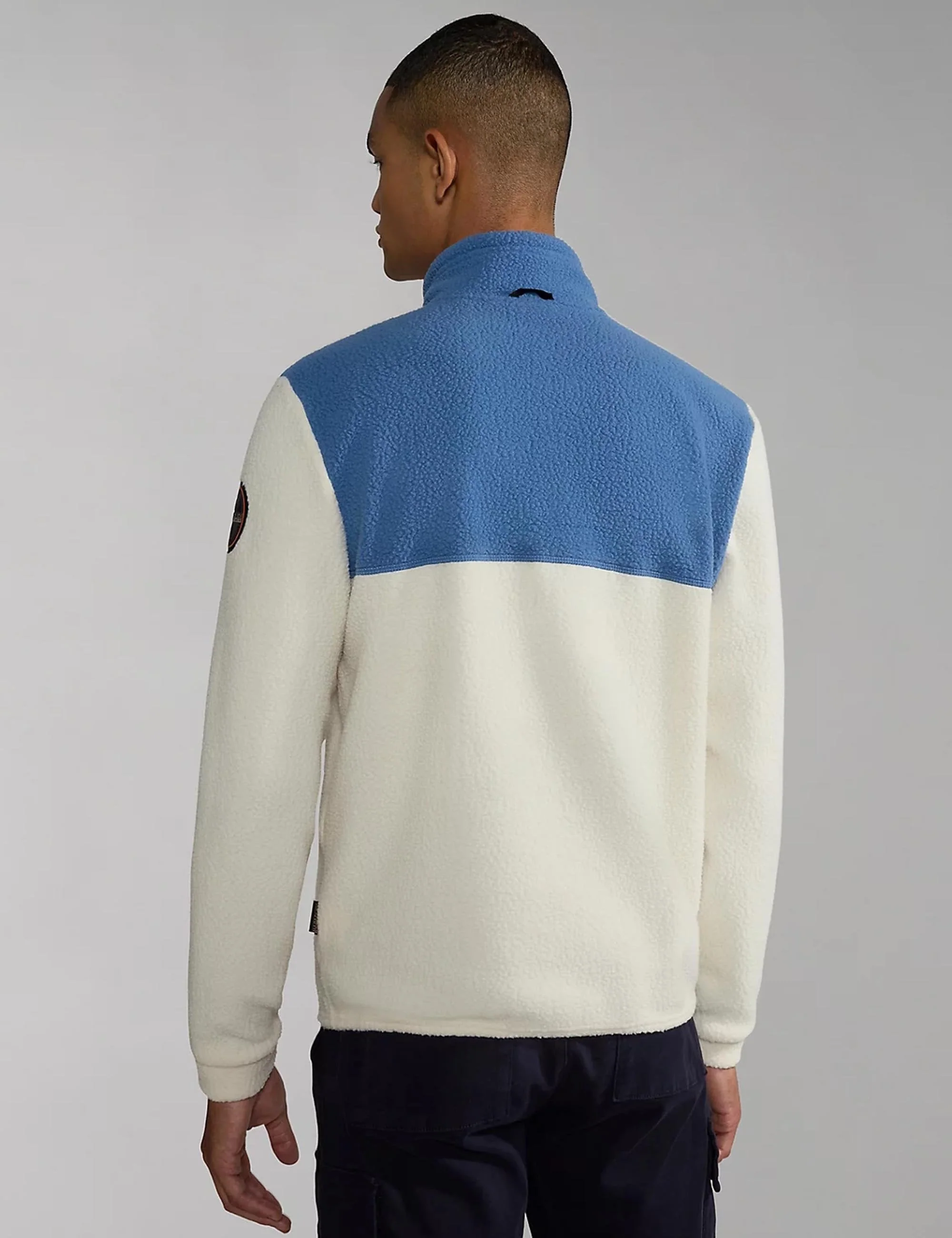 Anderby Half Zip Fleece - Whitecap Grey - Image 4