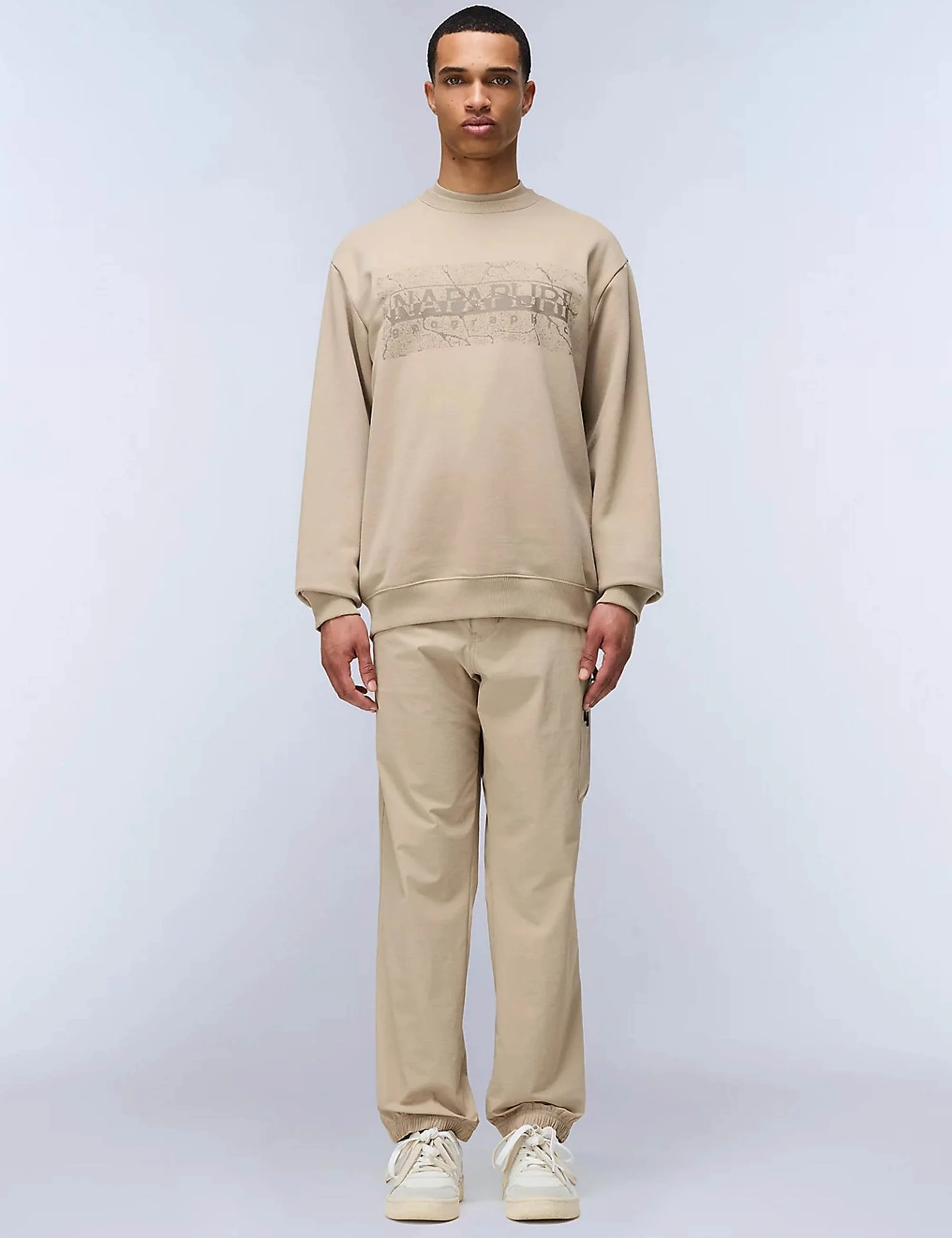Avers Cargo Trousers - Beige Rocky - Image 7