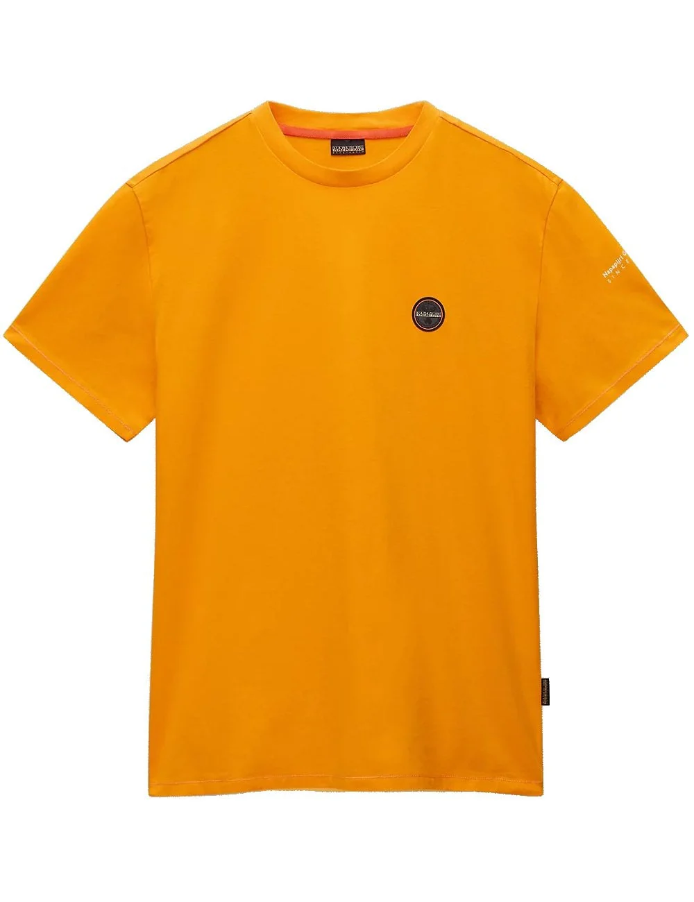 Badge T-Shirt - Orange Marigold