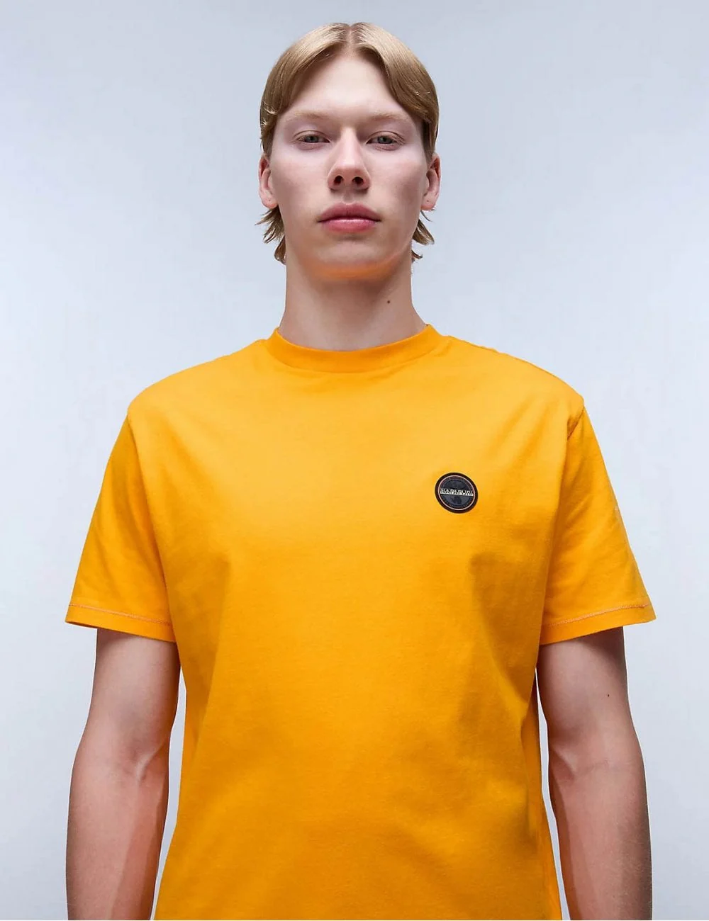 Badge T-Shirt - Orange Marigold - Image 5