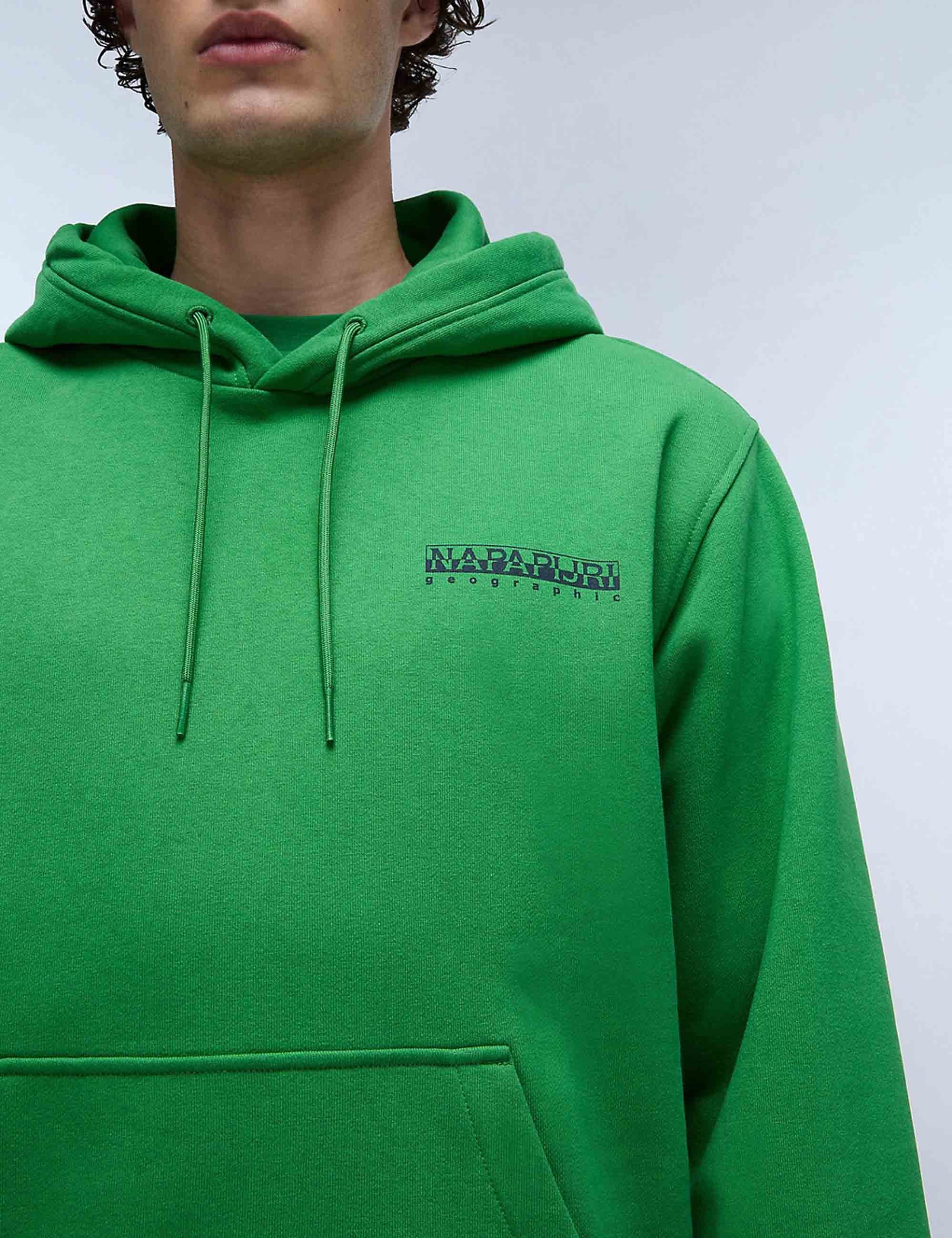Linth Hooded Sweat - Kelly Green - Image 5