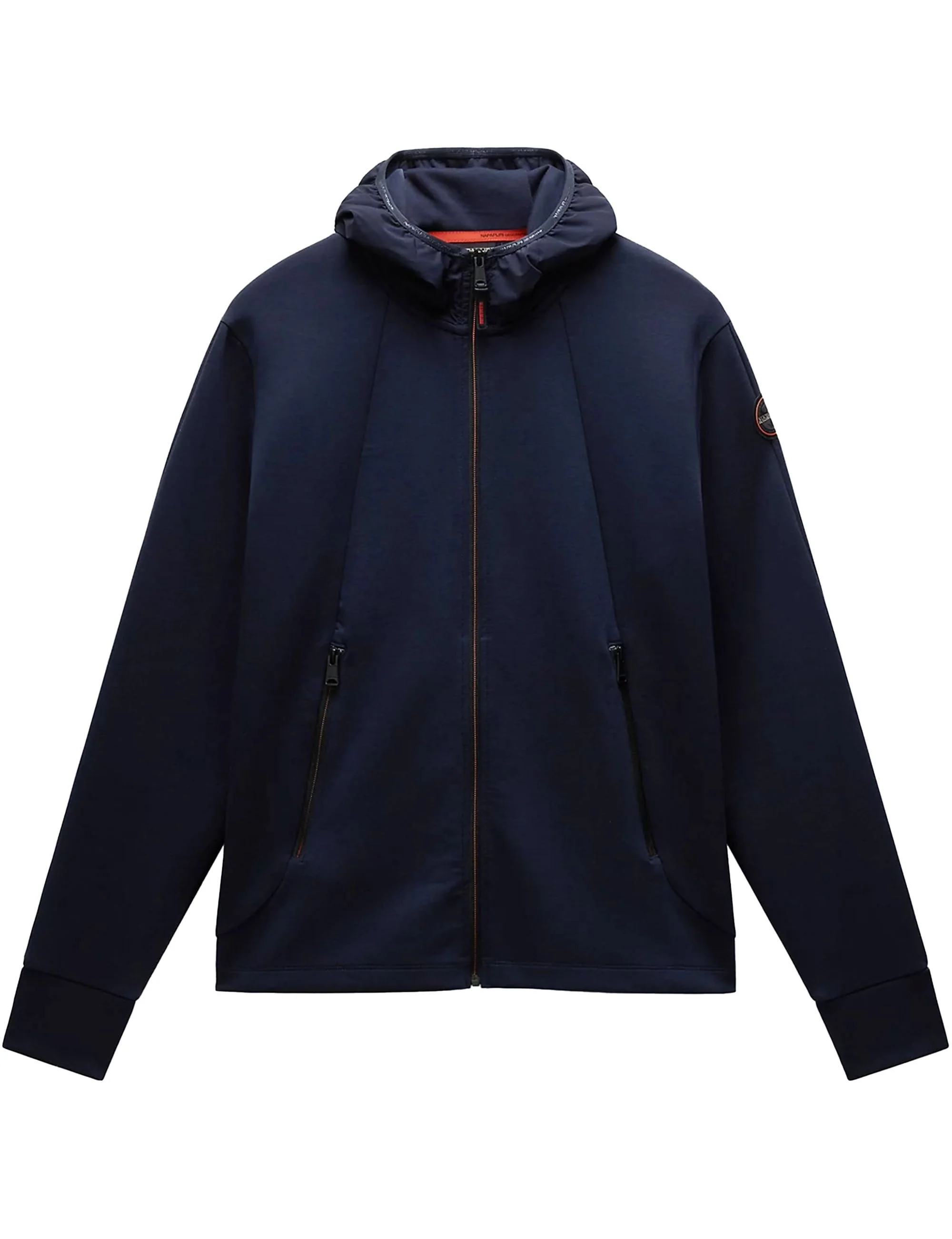 Lys Full Zip Hooded Jacket - Blue Marine
