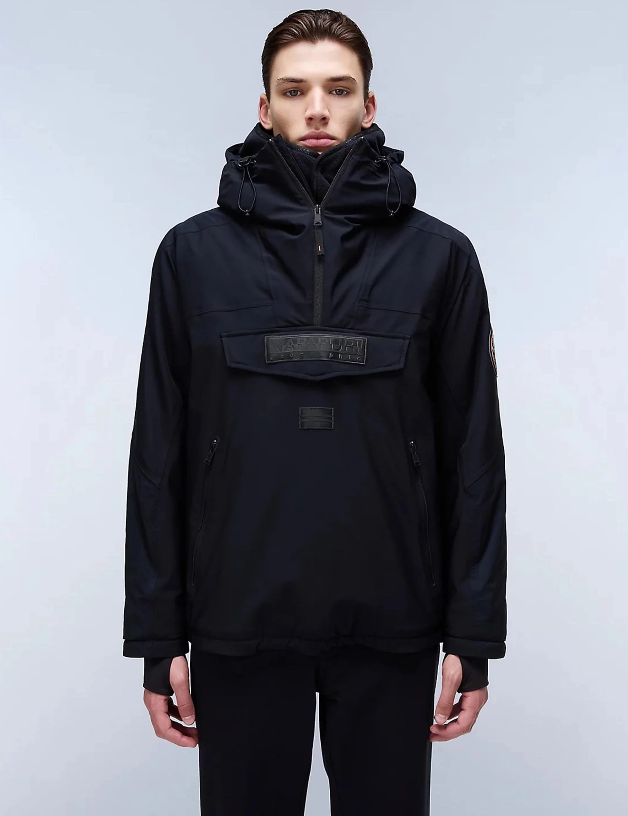 Rainforest Tech Anorak - Black - Image 4
