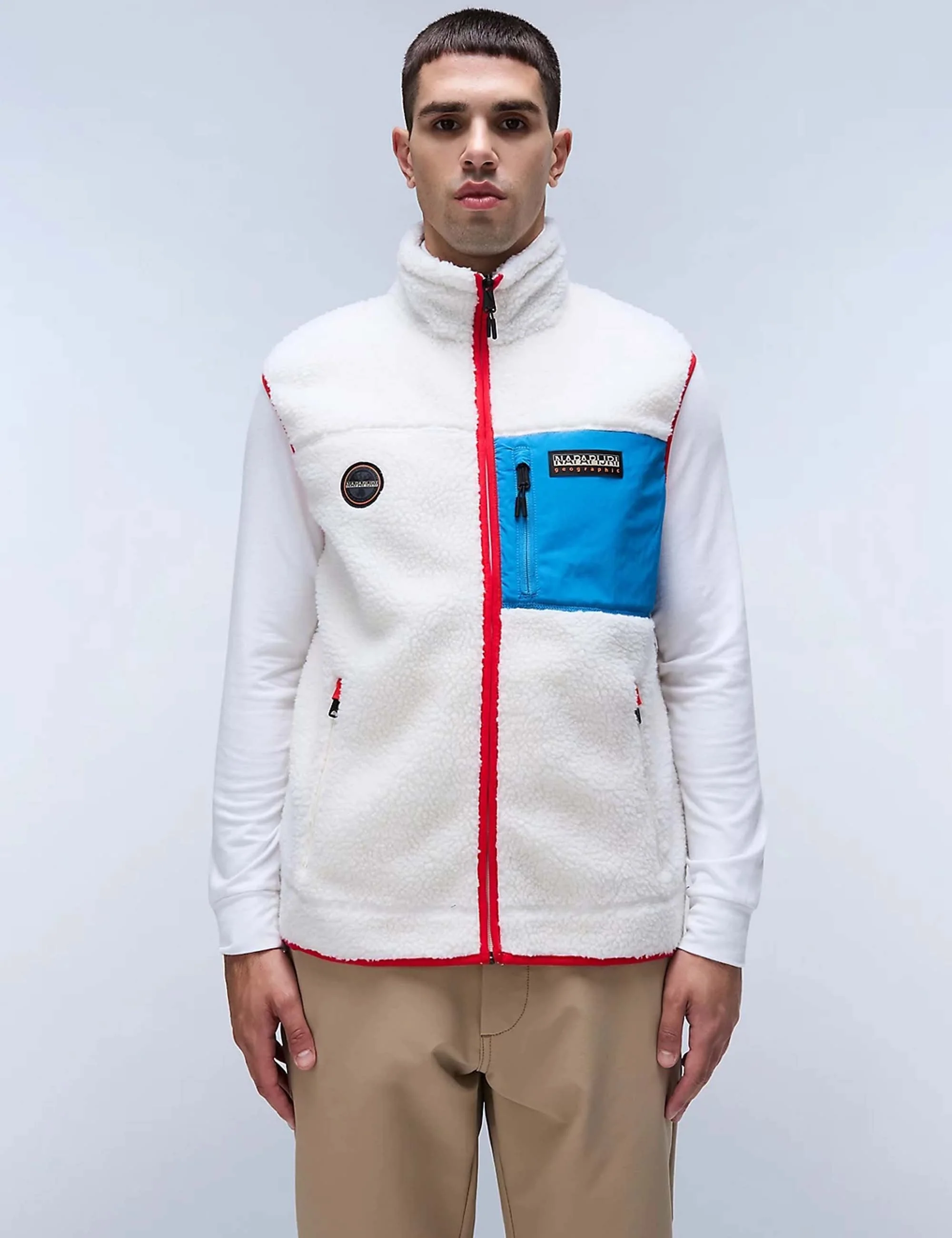 Yupik Fleece Vest - Beige Dimity - Image 2