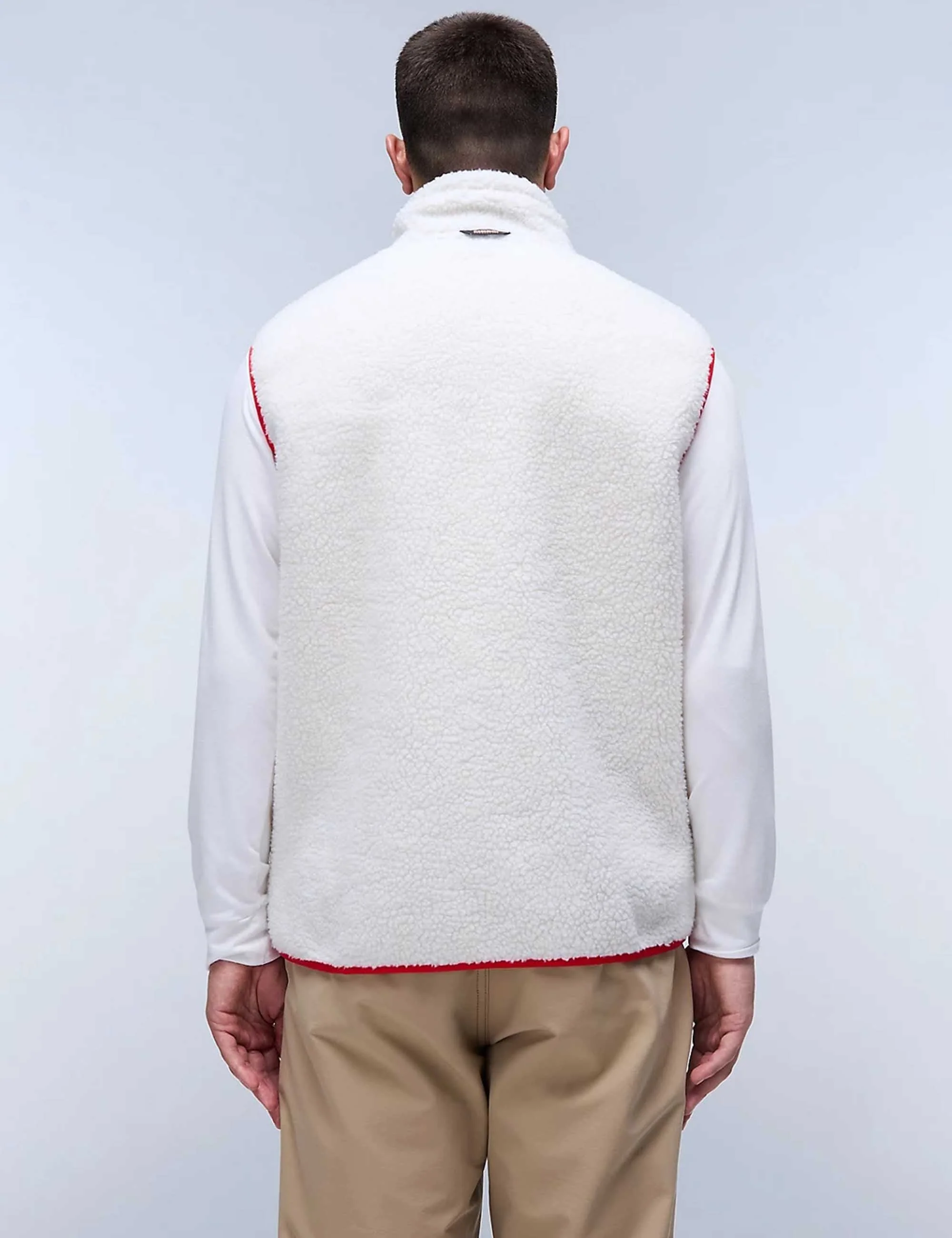 Yupik Fleece Vest - Beige Dimity - Image 4