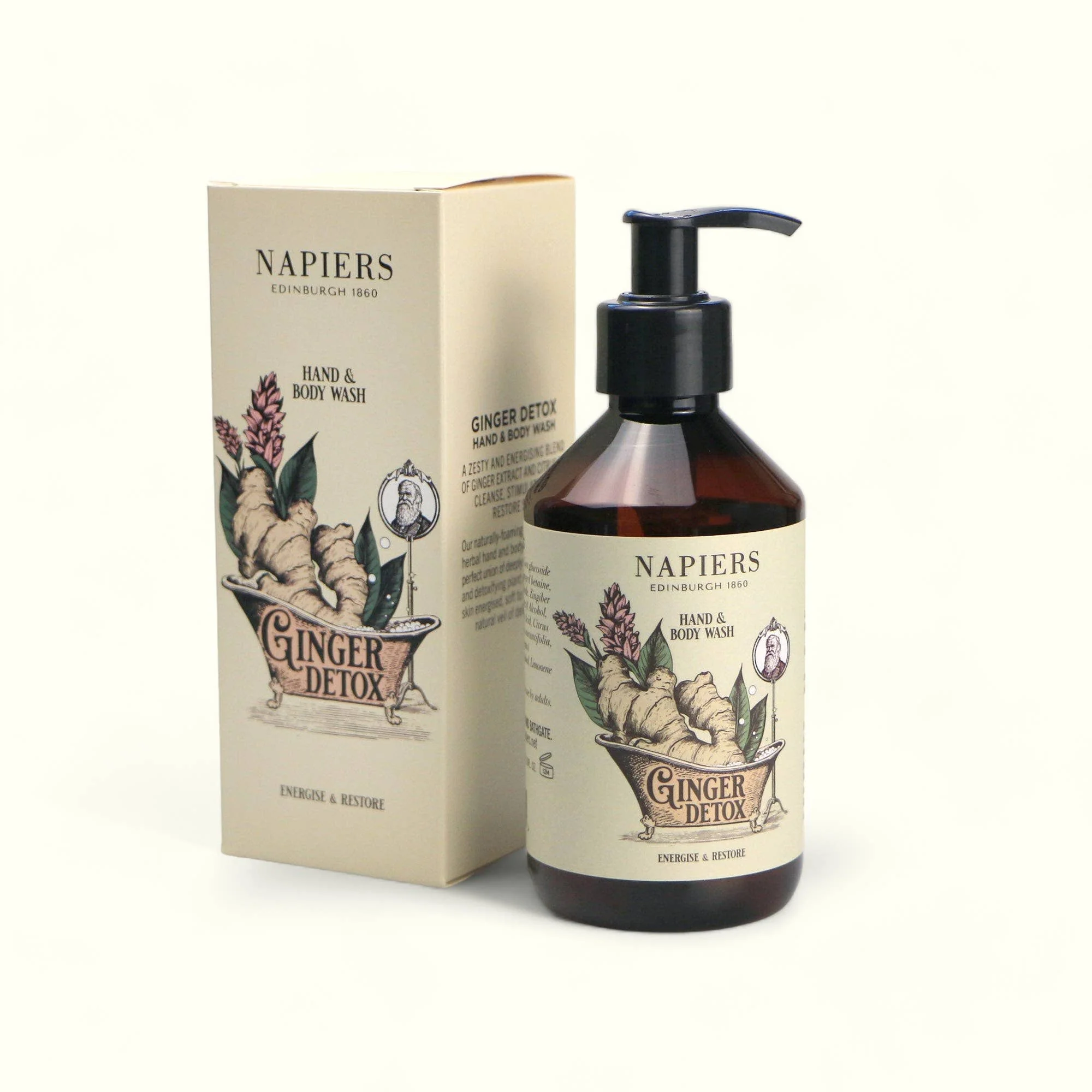 Napiers Ginger Detox Hand and Body Wash - Image 4