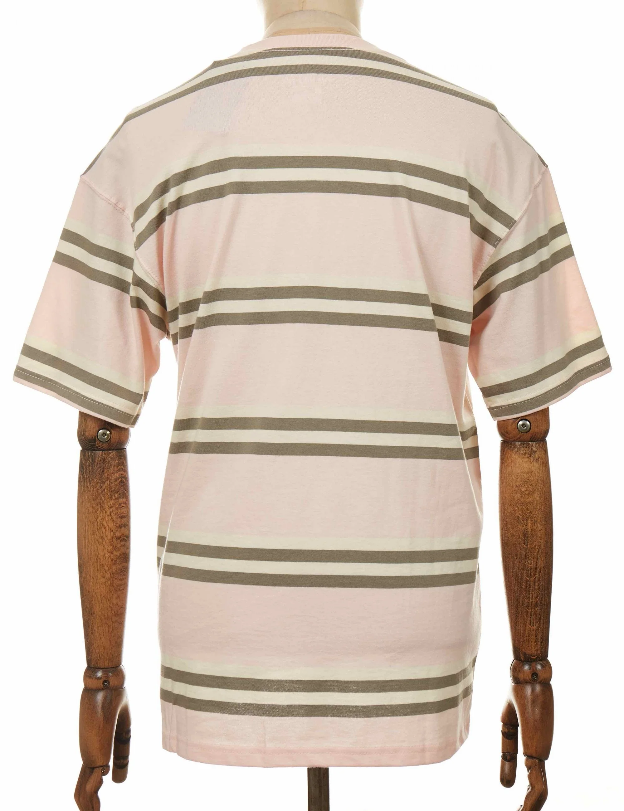 Yard Dyed Striped T-Shirt - Orange Pearl - Image 2