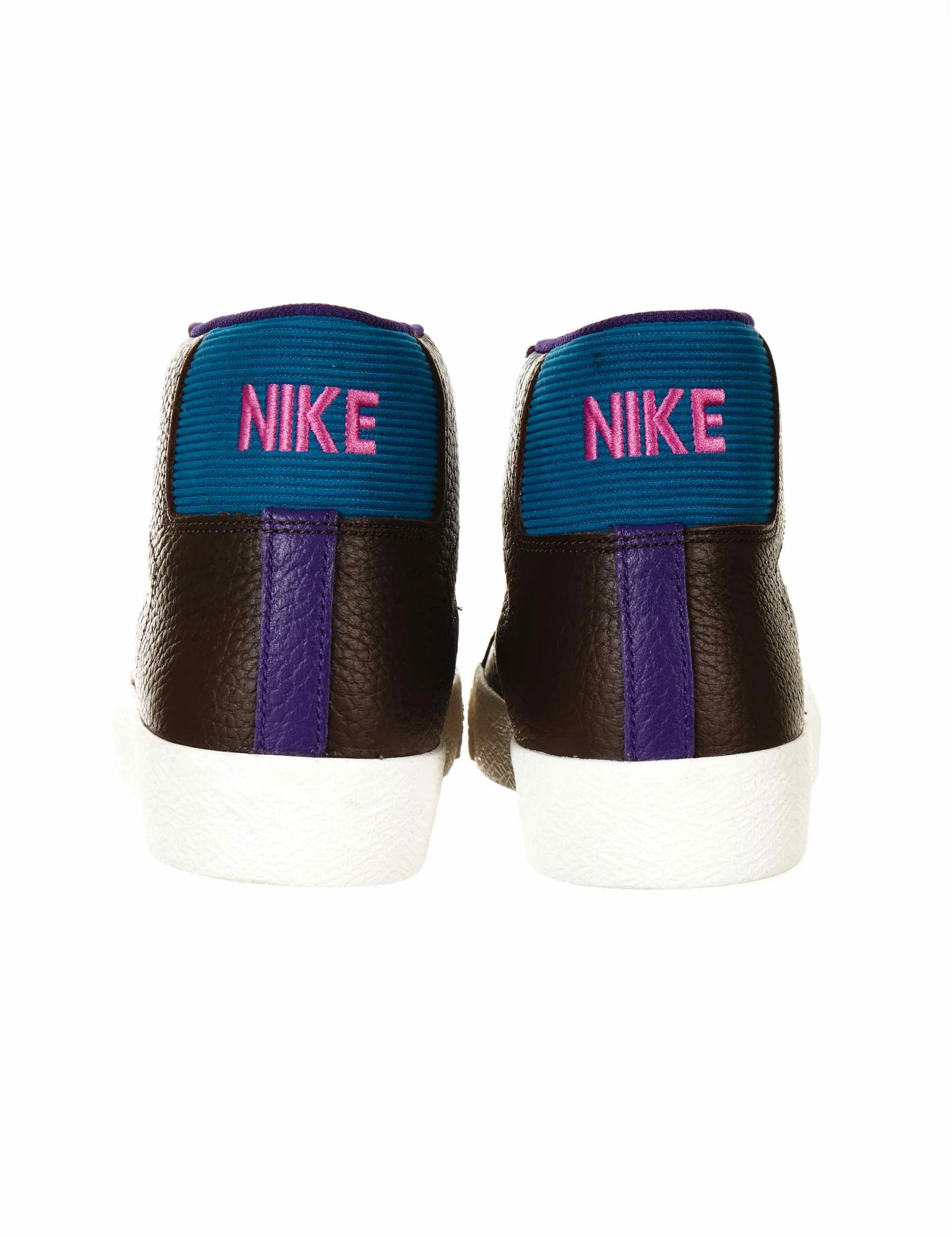 Zoom Blazer Mid Trainers - Baroque Brown/White - Image 3