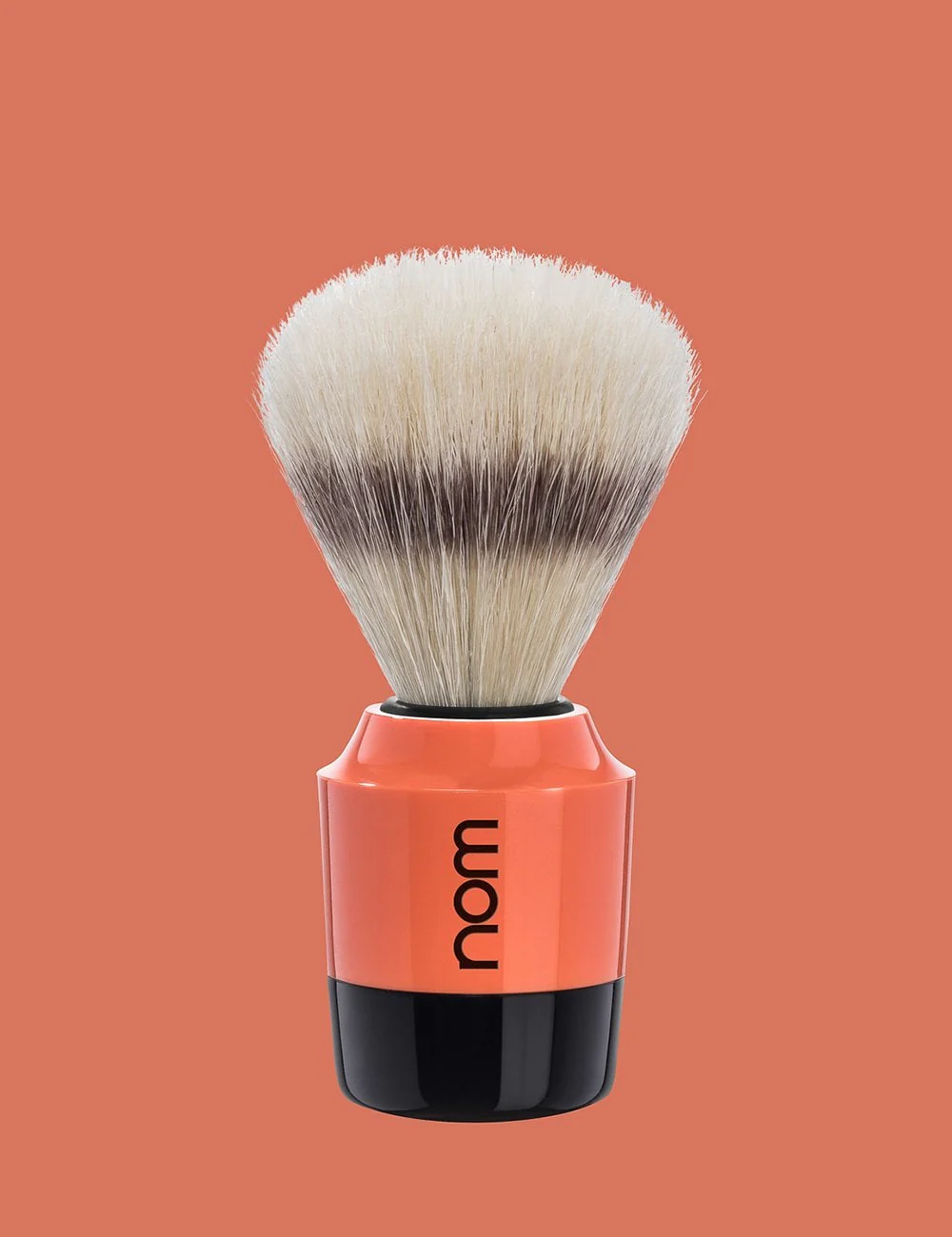 Marten Pure Boar Shaving Brush - Coral/Black - Image 2