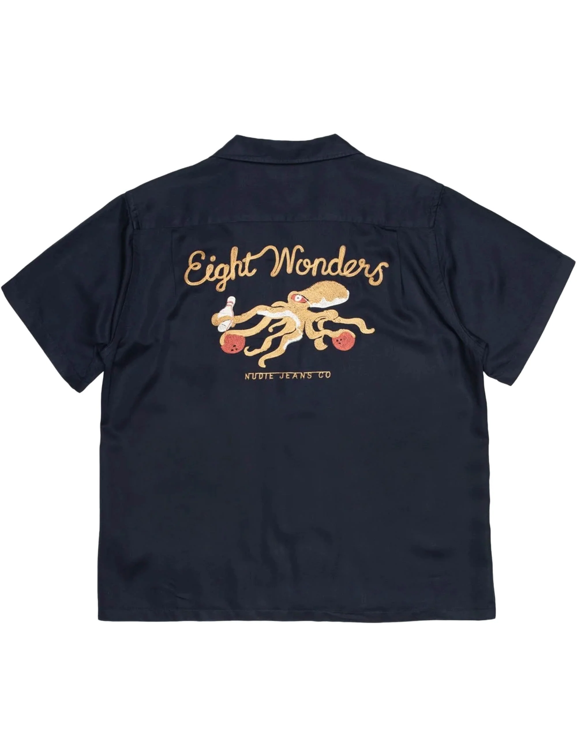 Arthur Bowling Shirt - Navy