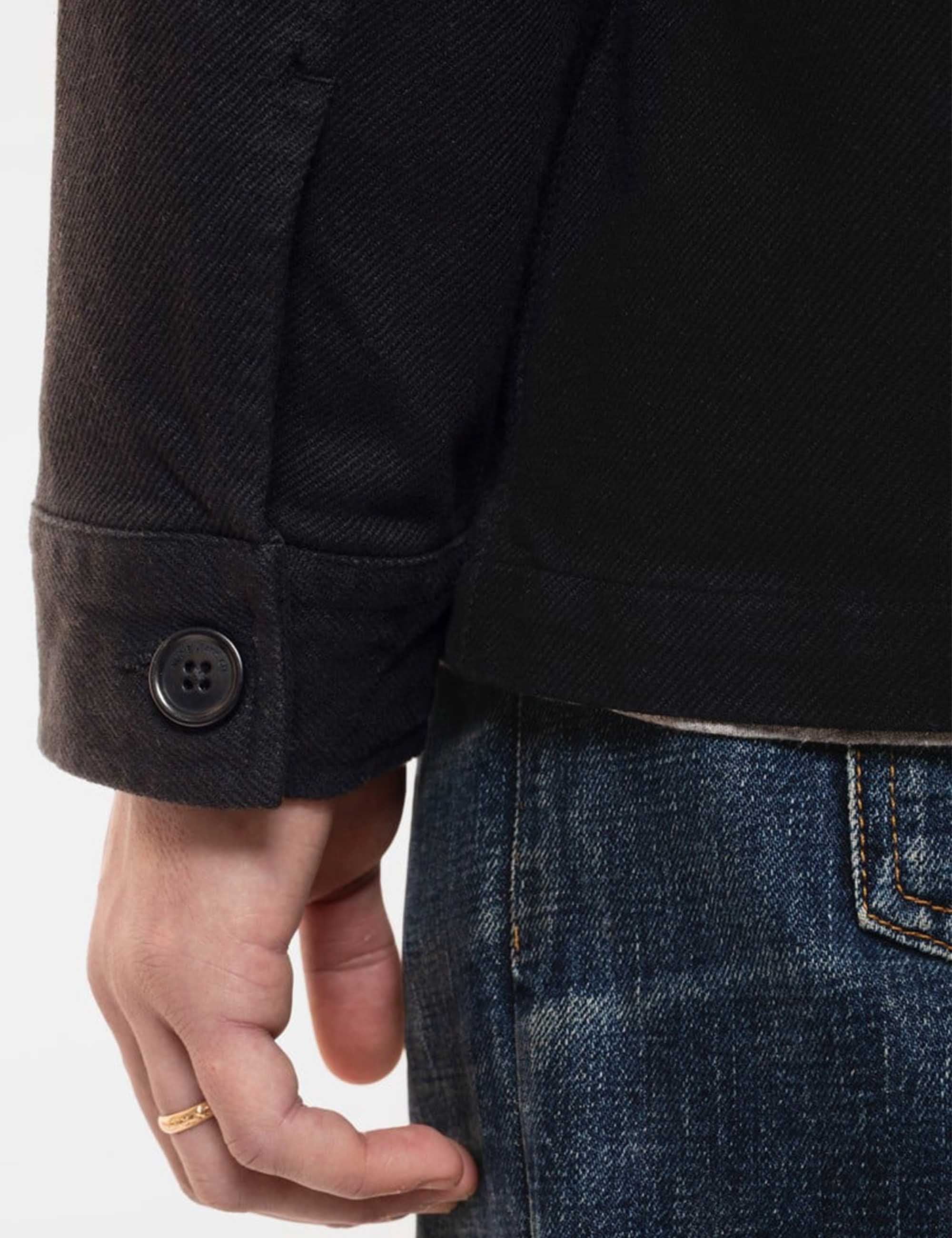 Barney Worker Jacket - Black - Image 6