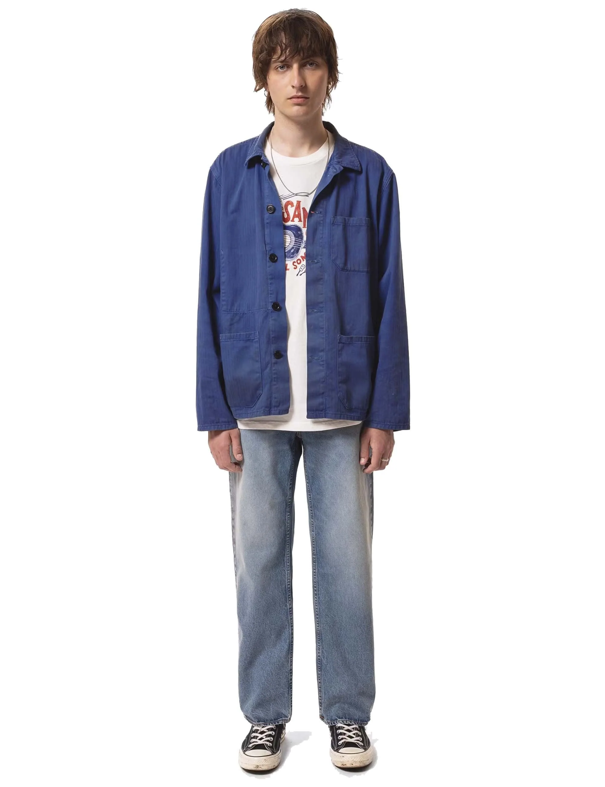 Buddy Herringbone Chore Jacket - Blue - Image 2