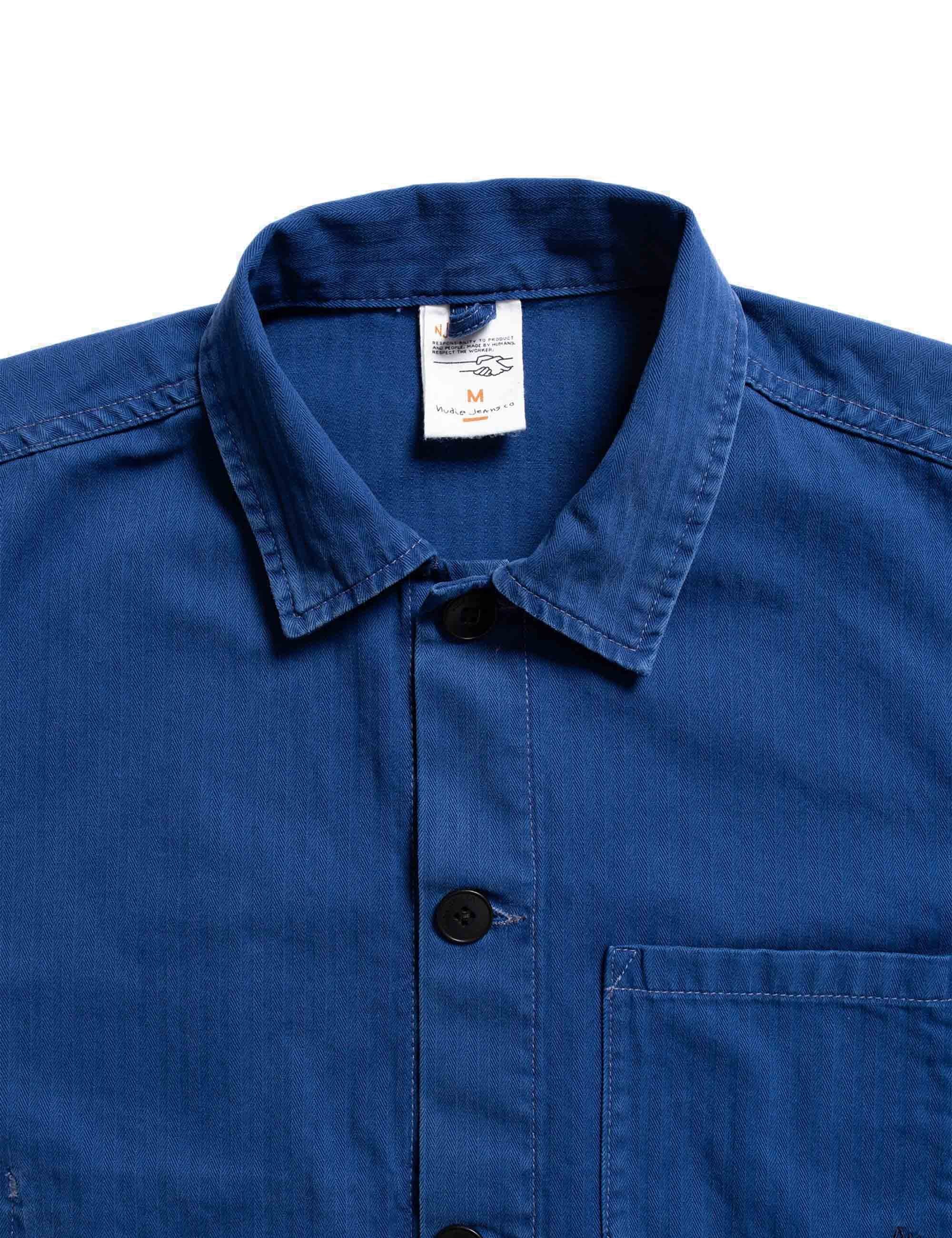 Buddy Herringbone Chore Jacket - Blue - Image 3