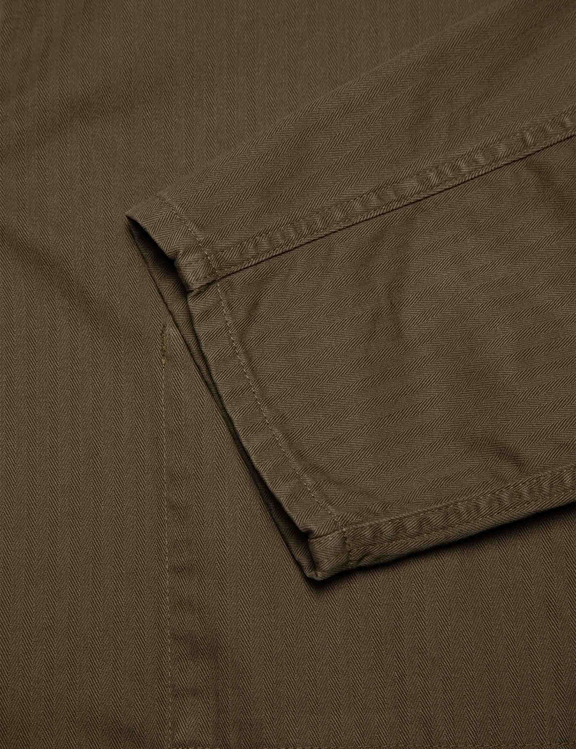 Buddy Herringbone Chore Jacket - Olive - Image 7