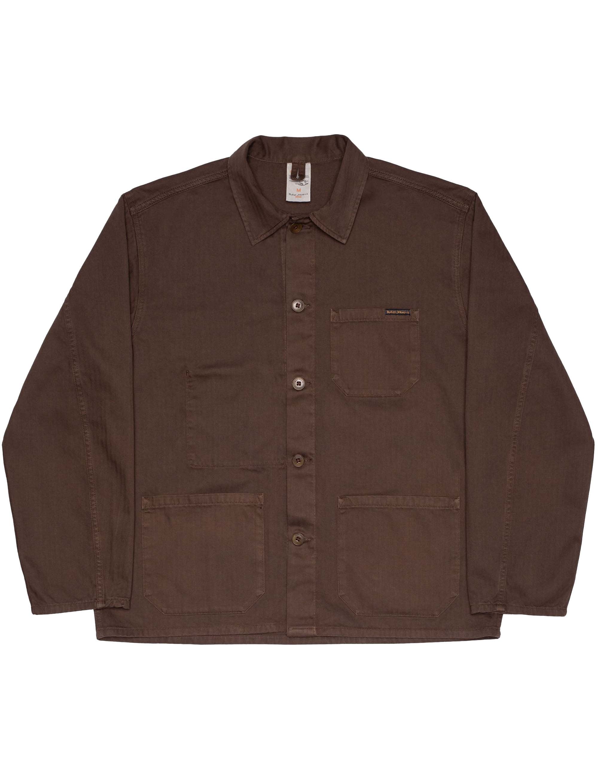 Buddy Herringbone Chore Jacket - Walnut