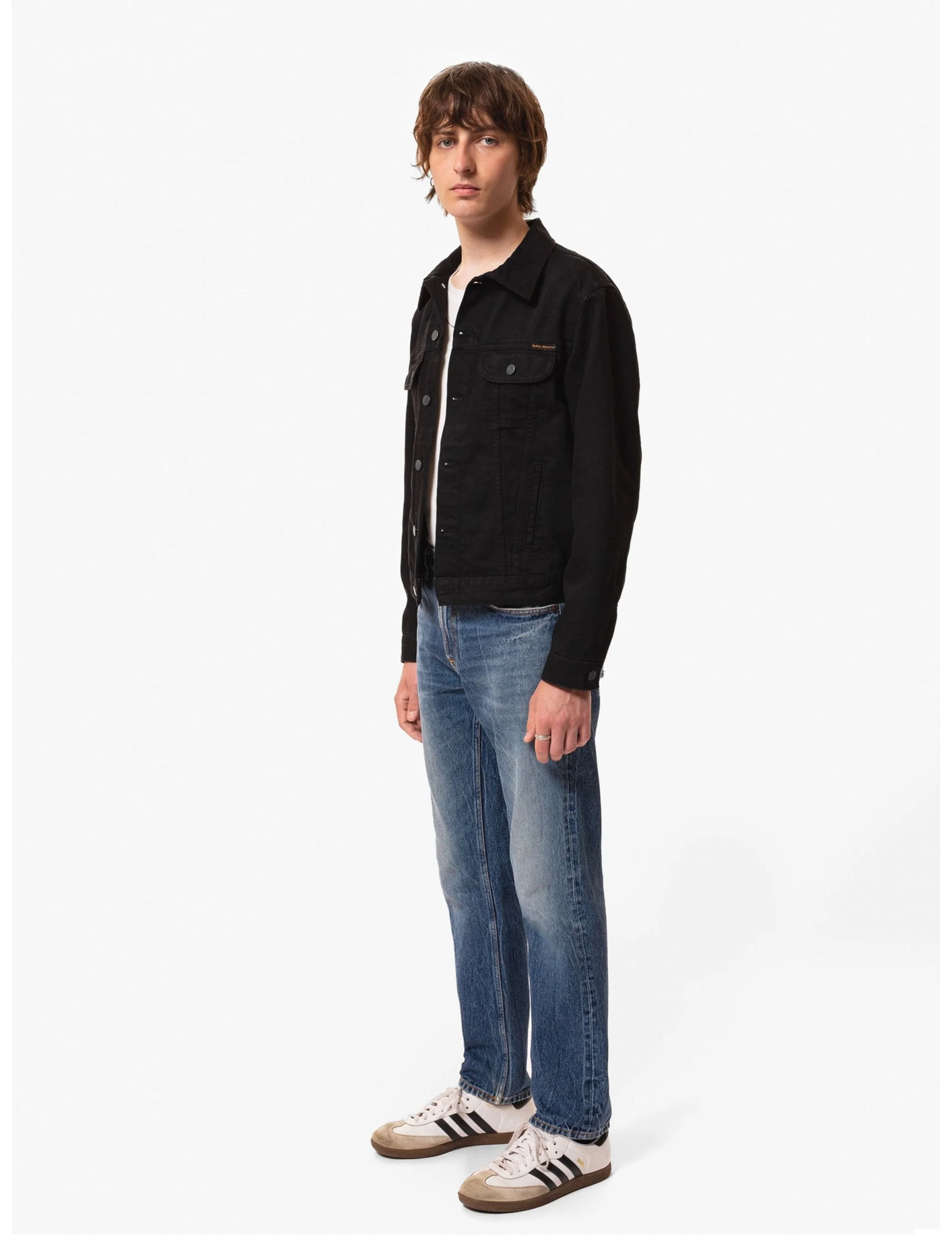 Danny Denim Jacket - Black Rinsed - Image 7