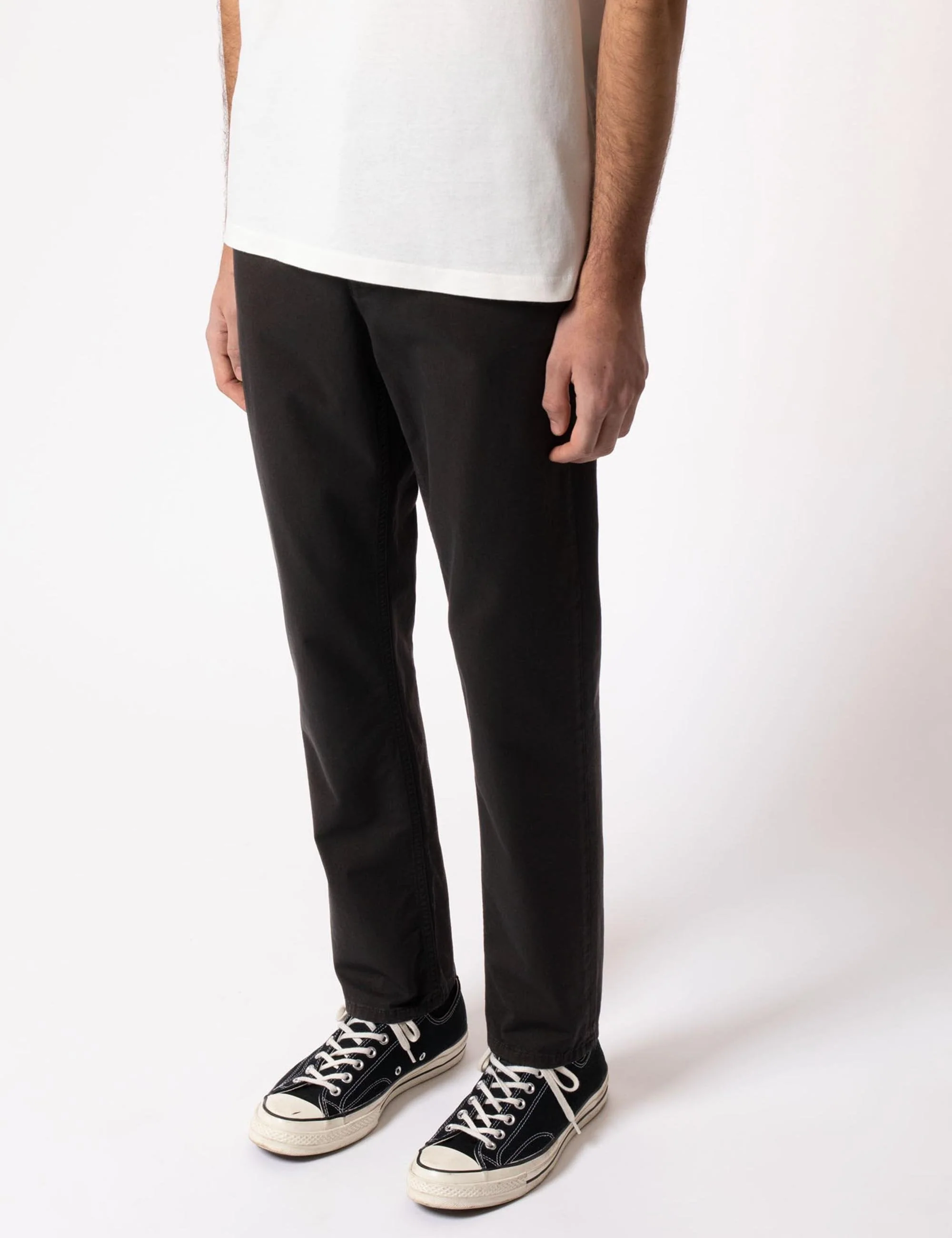 Easy Alvin Chino Trouser - Black - Image 2
