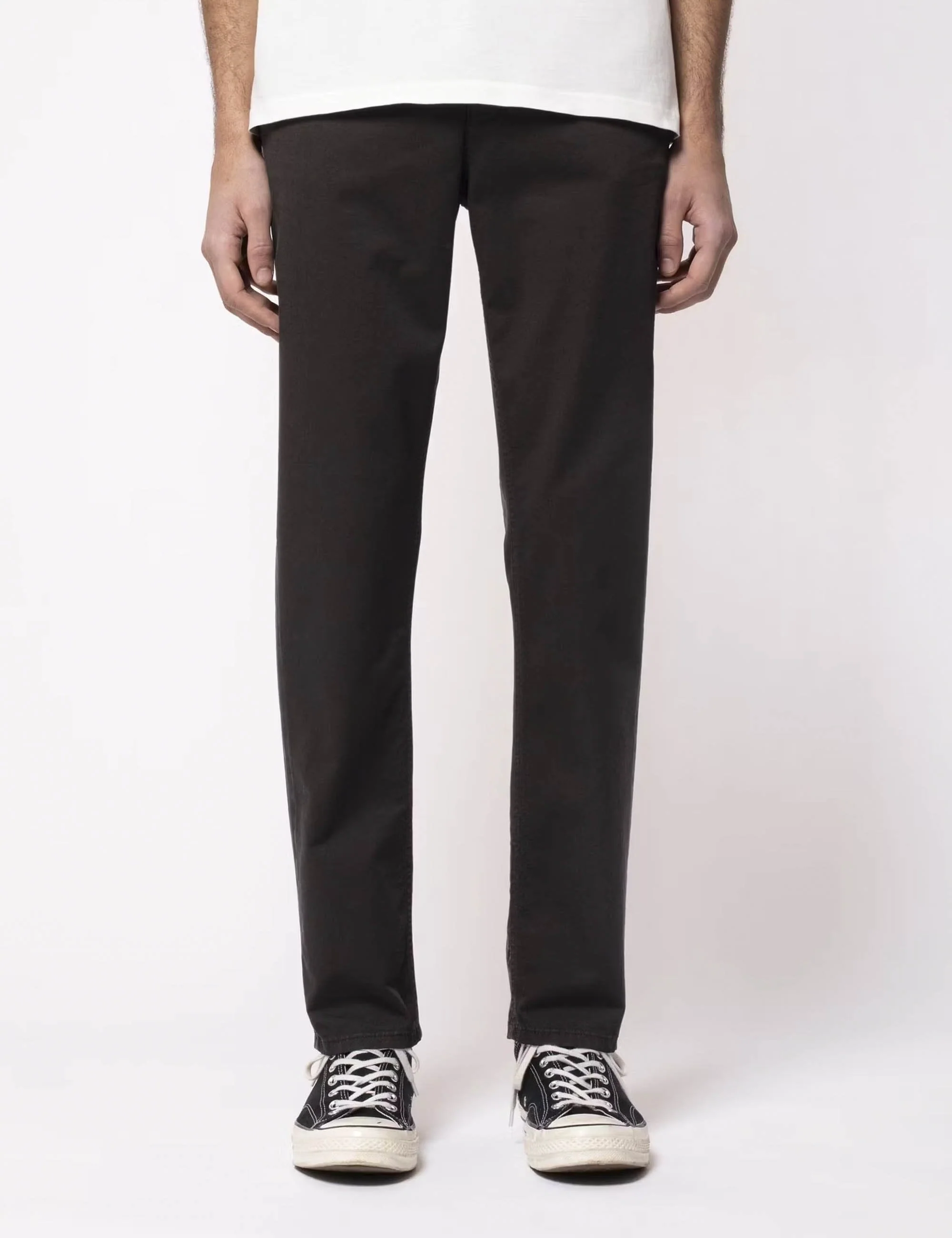 Easy Alvin Chino Trouser - Black - Image 4