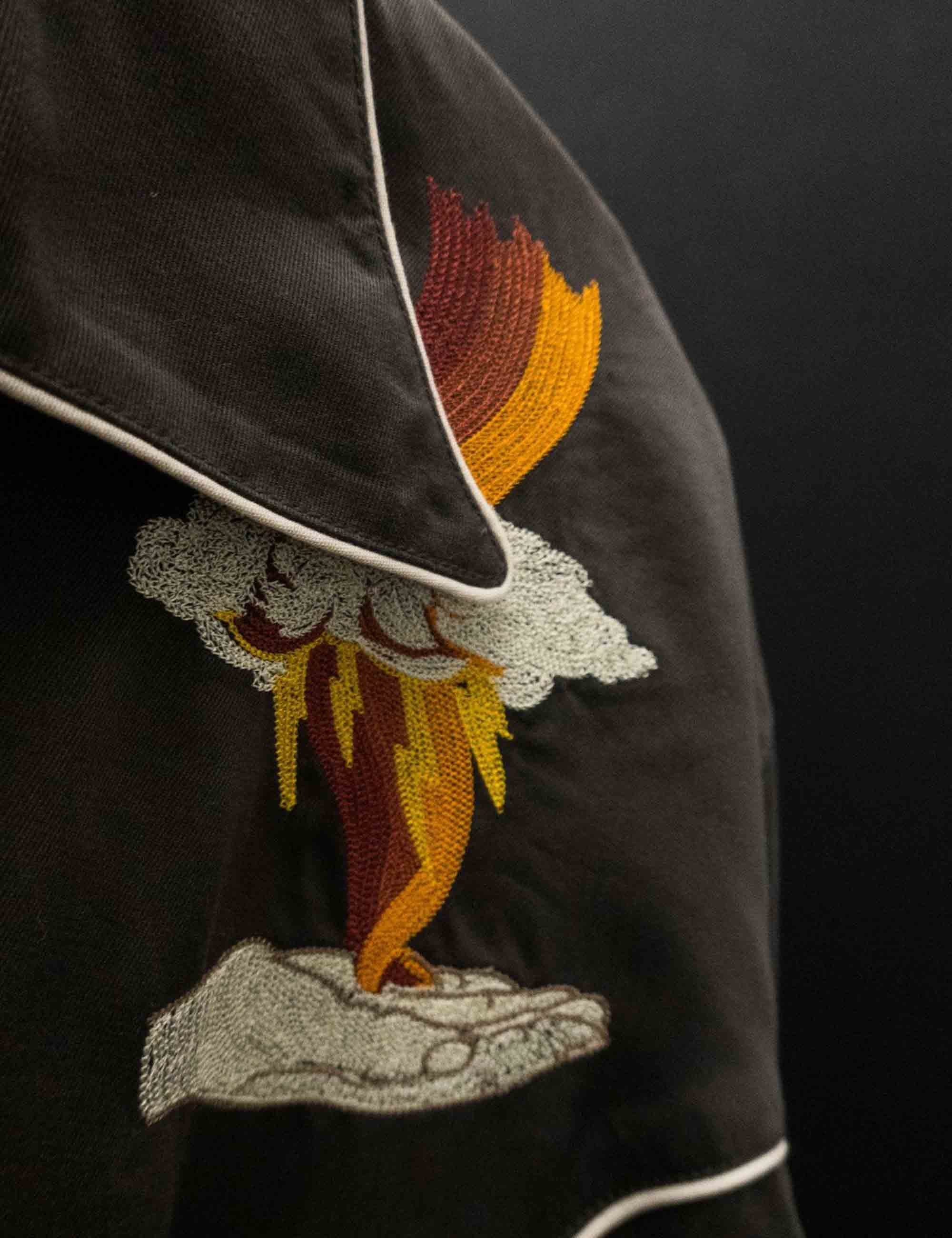 Gonzo Western Shirt - Sunburns Black/Brown - Image 6