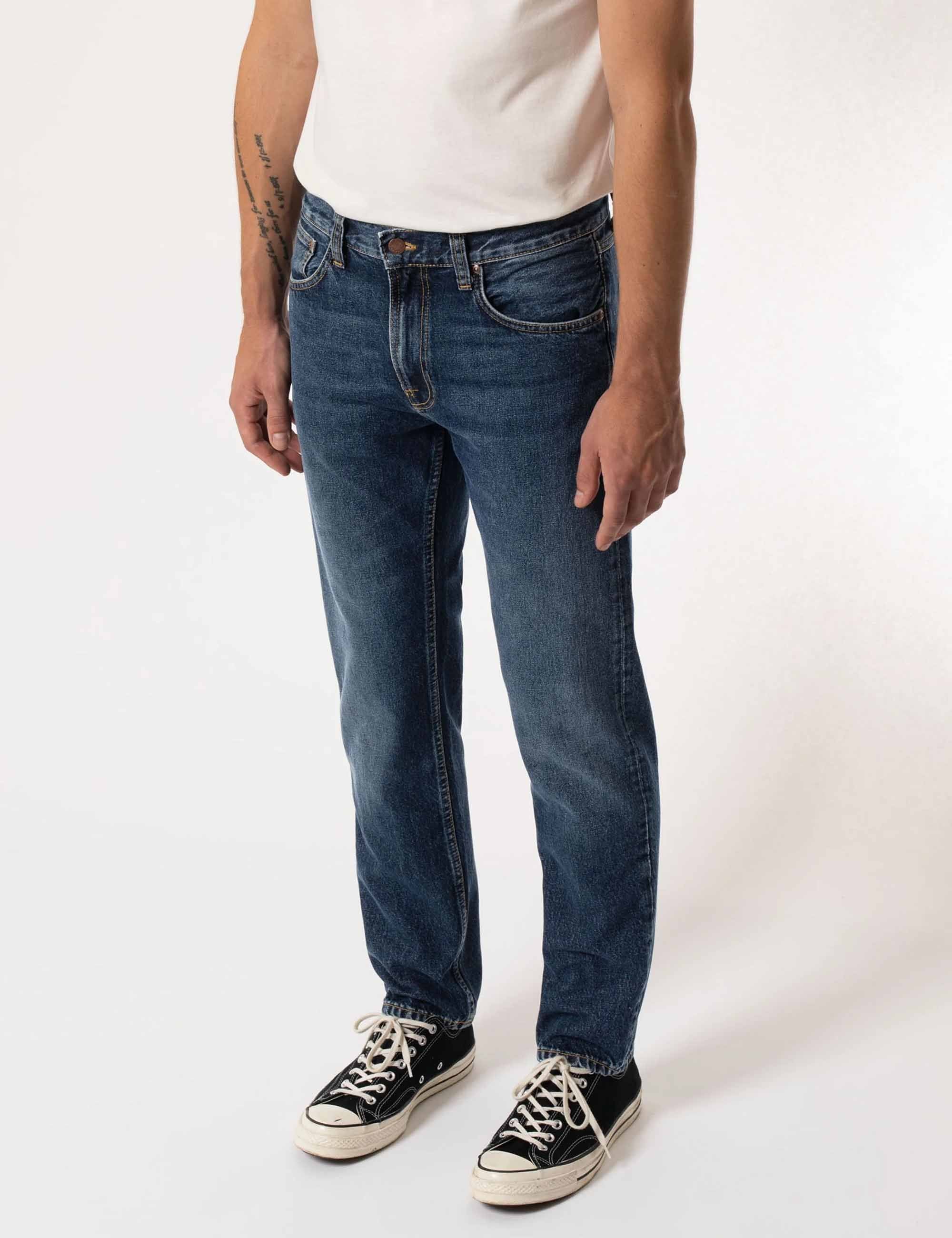 Gritty Jackson Jeans - Blue Slate Wash - Image 5
