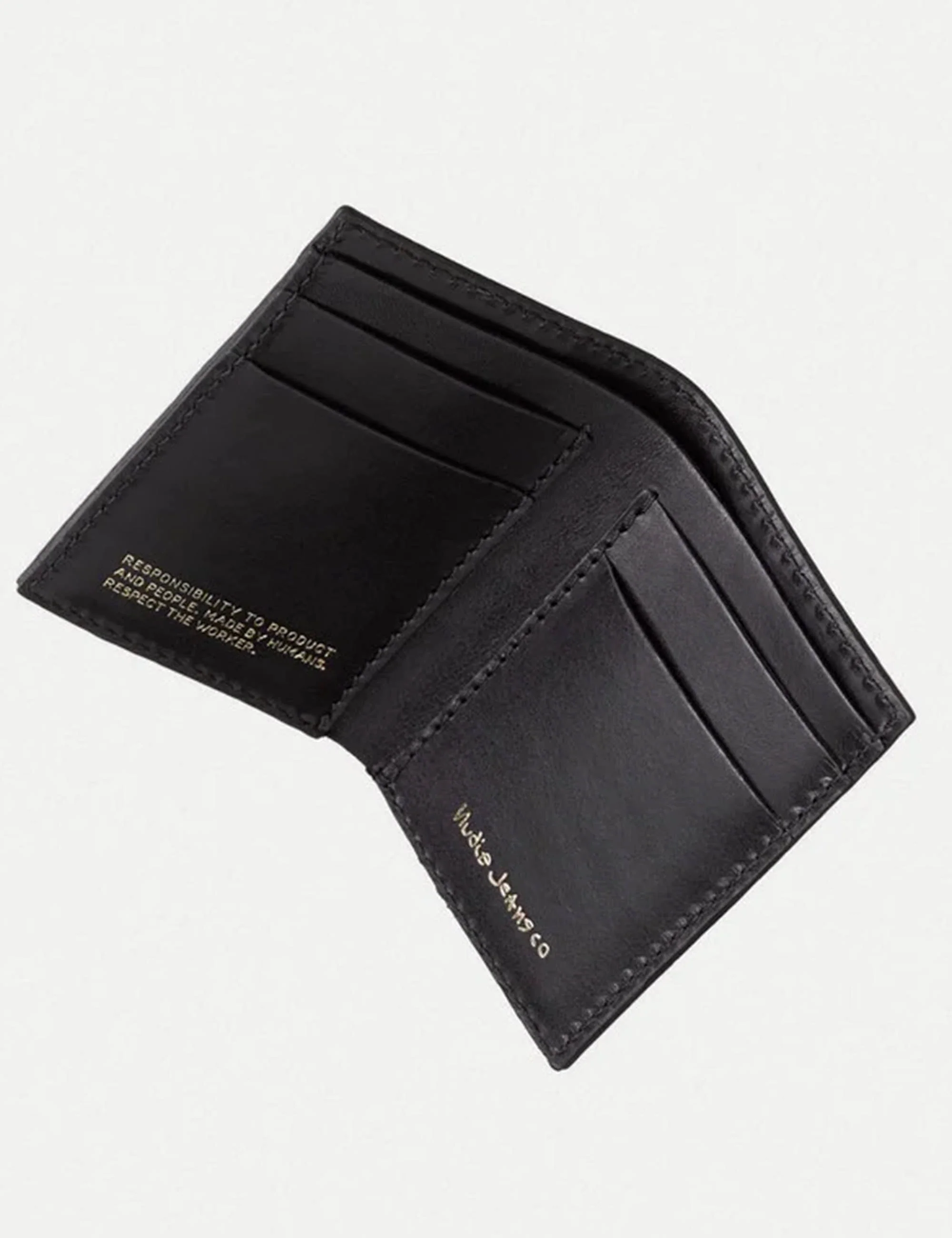 Hagdahl Leather Wallet - Black - Image 2