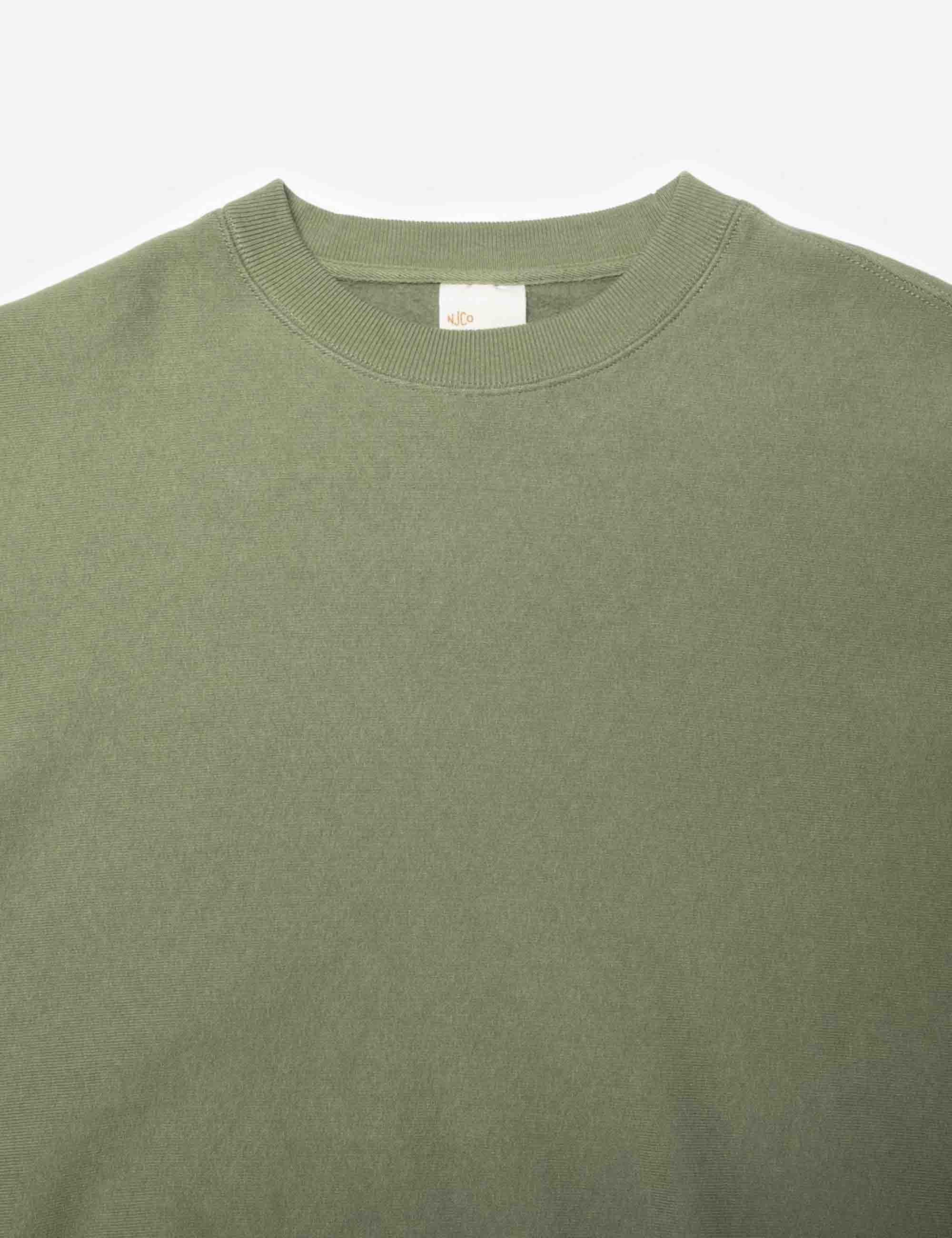 Hasse Crew Sweat - Green - Image 5