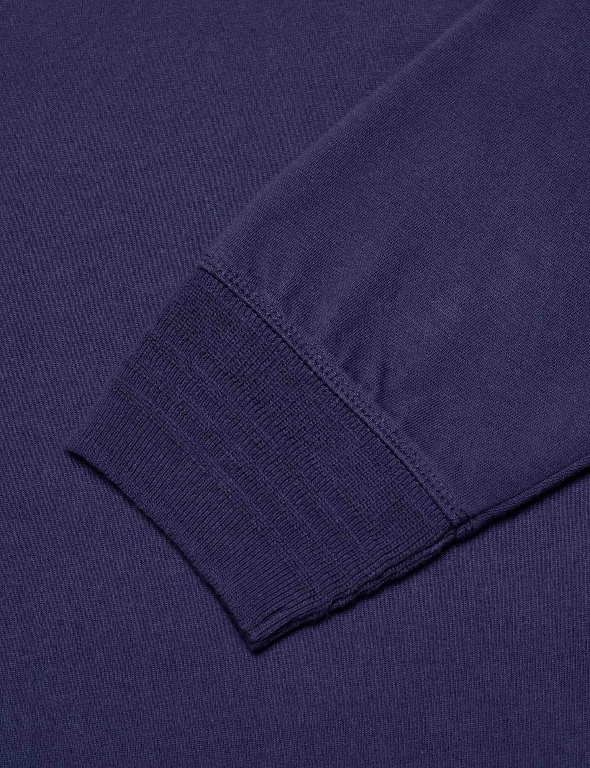 Henley Long Sleeve Top - Midnight - Image 4