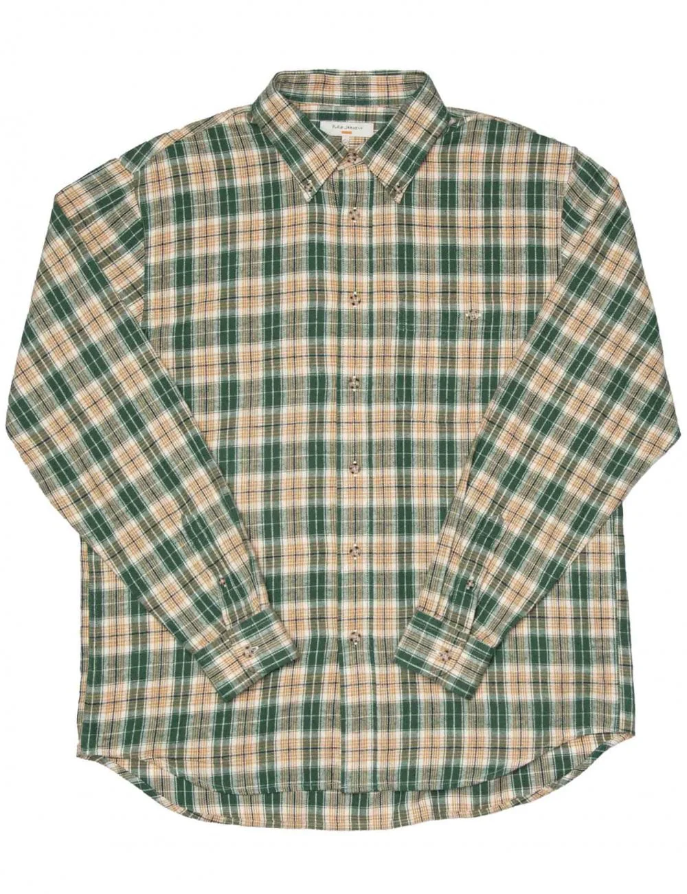 Julian Farm Check Shirt - Racing Green