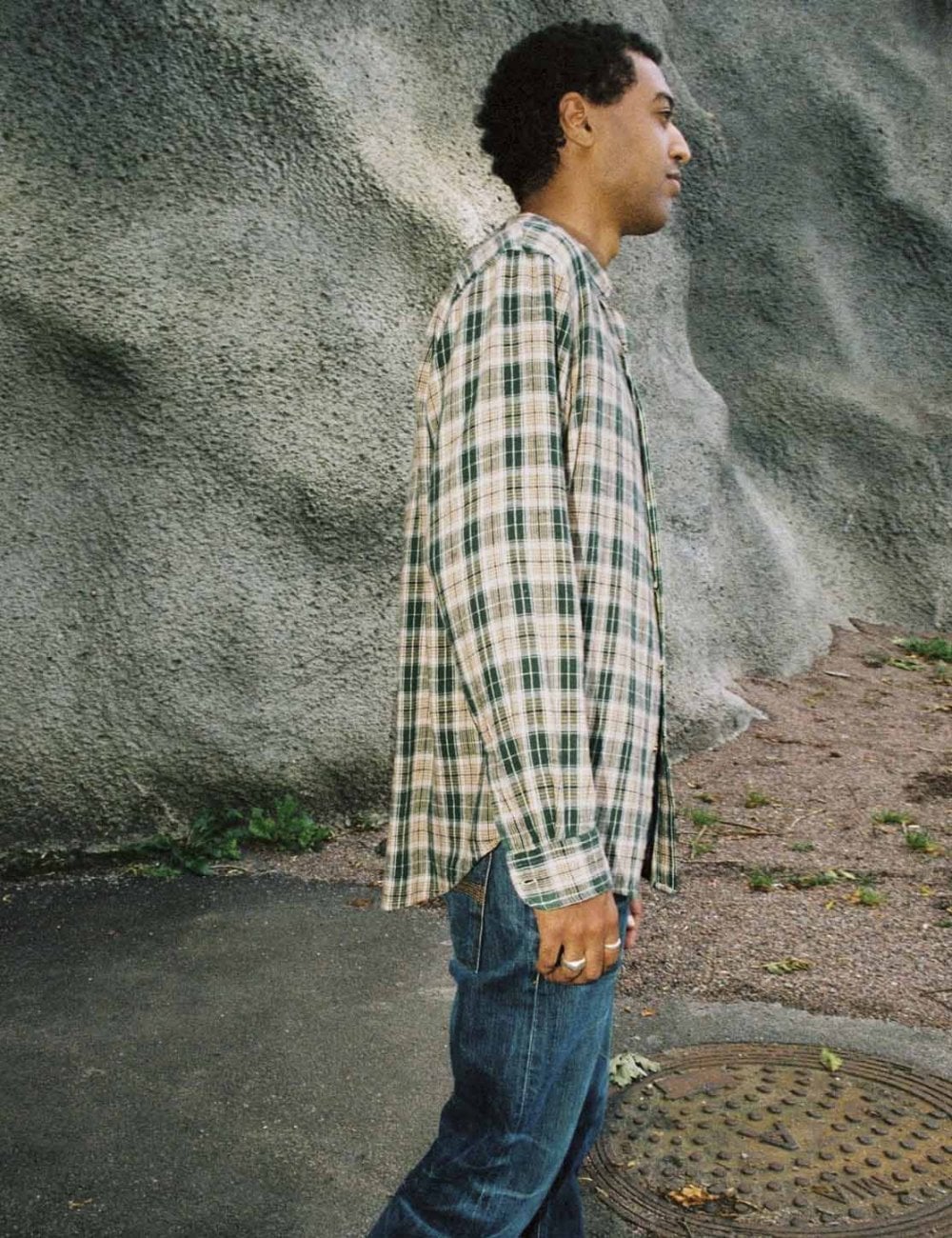 Julian Farm Check Shirt - Racing Green - Image 6