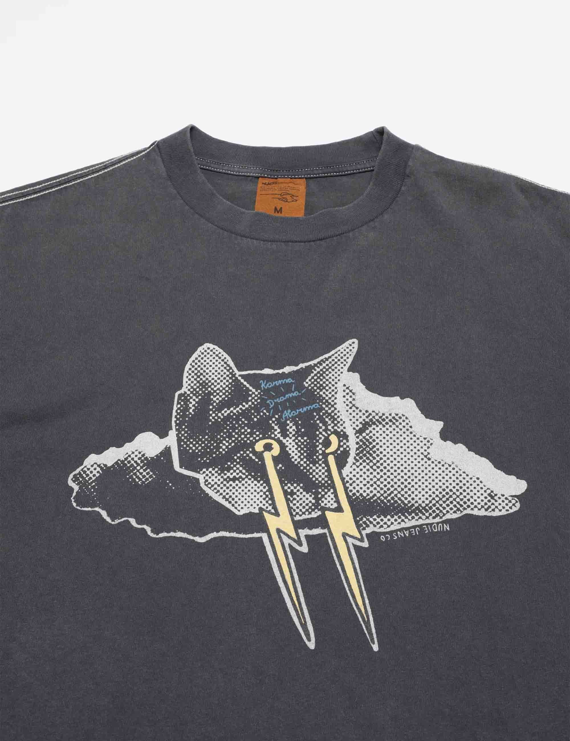 Koffe Karma Kat T-Shirt - Anthacite - Image 2